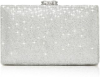 CARIEDO Women's Sparkling Clutch Purse Elegant Glitter Evening Bags Bling Evening Handbag for Dance Wedding Party Prom Bride