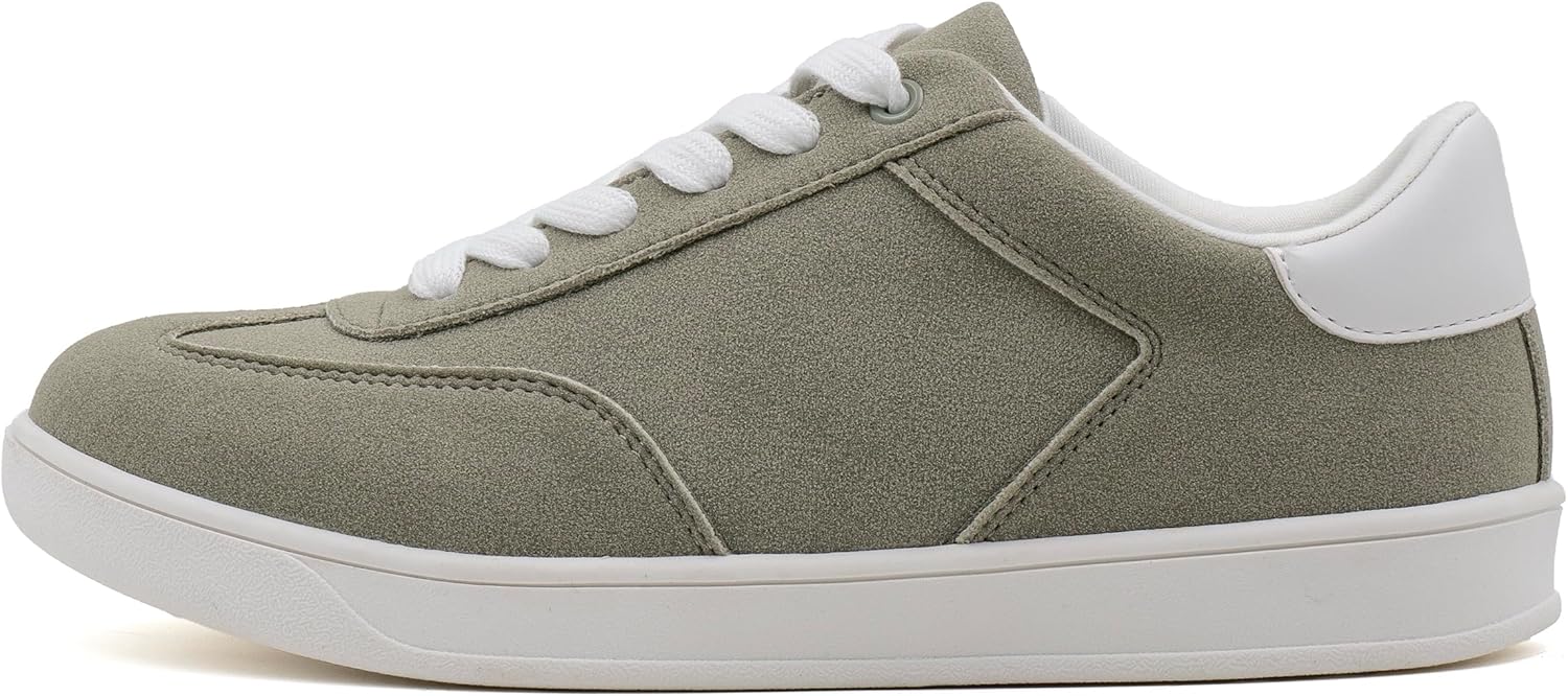 Women's Lace Up Trendy Sneaker Classic Fashion Low Top Walking Shoes - Picture 44 of 109