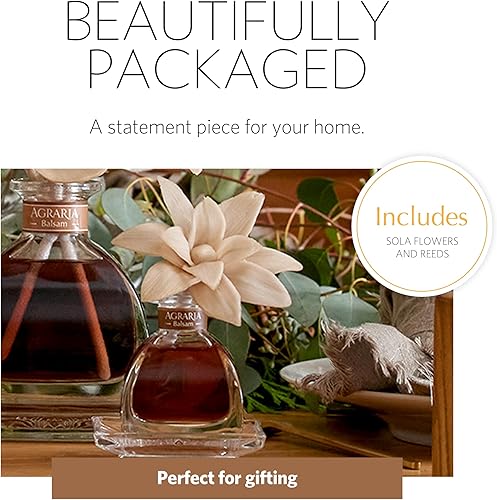 Miniatura 2 de Agraria PetiteEssence - Juego de difusor de flores y varillas hecho a mano, difusor de fragancia botánica para el hogar, difusor de aceite