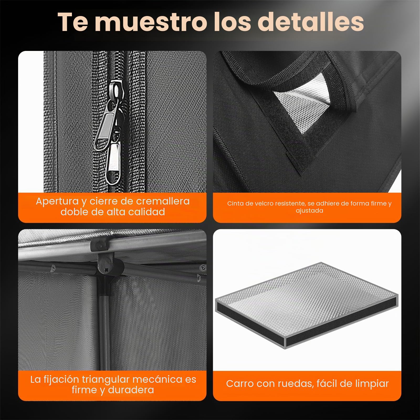 Pequeña tienda de cultivo 45 x 45 x 75 cm para sistema de cultivo hidropónico. Caja de cultivo 600D con mylar altamente reflectante. Un invernadero interior como caja de cultivo para el cultivo de