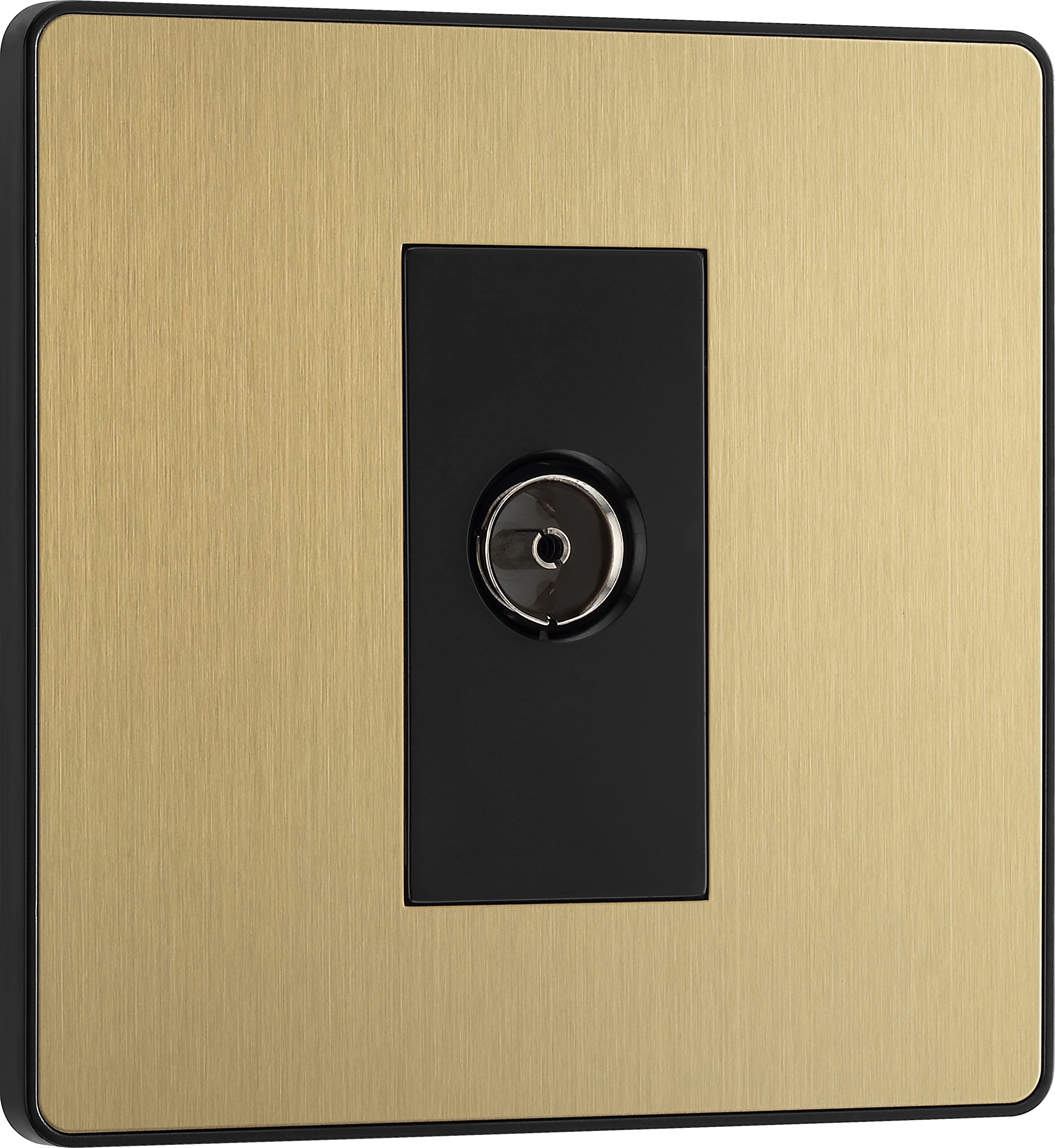 British General Satin Brass Bg Electrical Evolve Single Touch Dimmer Switch, 2-Way Secondary