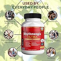 Vista 6 de Rhythmengix Ultra Maximum Strength Suplemento dietético, fórmula herbal, 60 cápsulas (1)