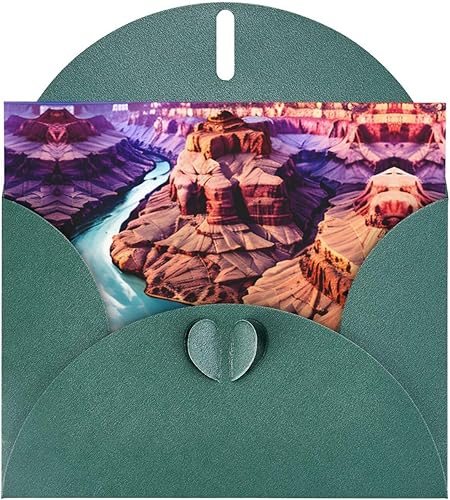 NEZIH Beauty Grand Canyon - Tarjetas de felicitación impresas con sobres, cumpleaños, agradecimiento, boda, aniversario