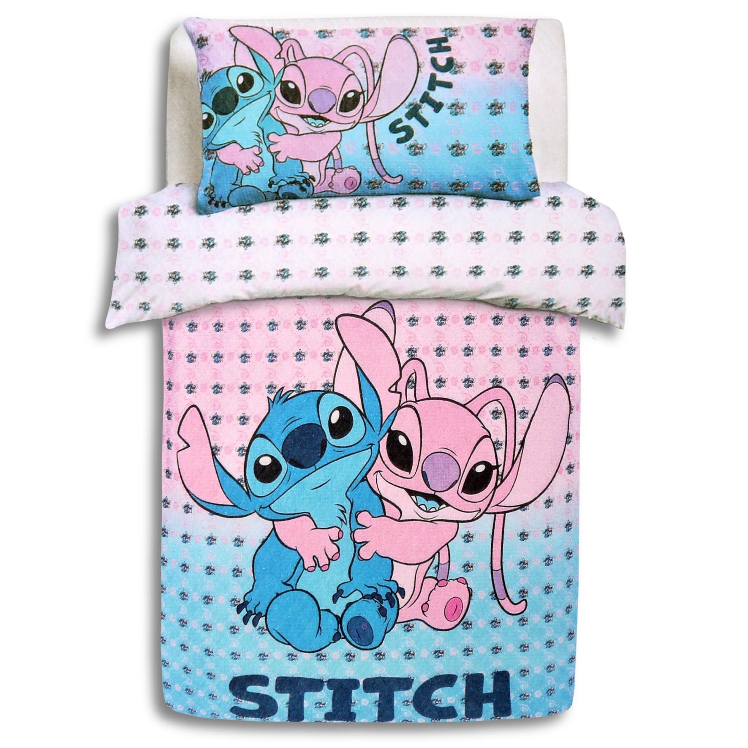 Parure de lit Stitch et Andzia housse de couette coton 135x200 cm