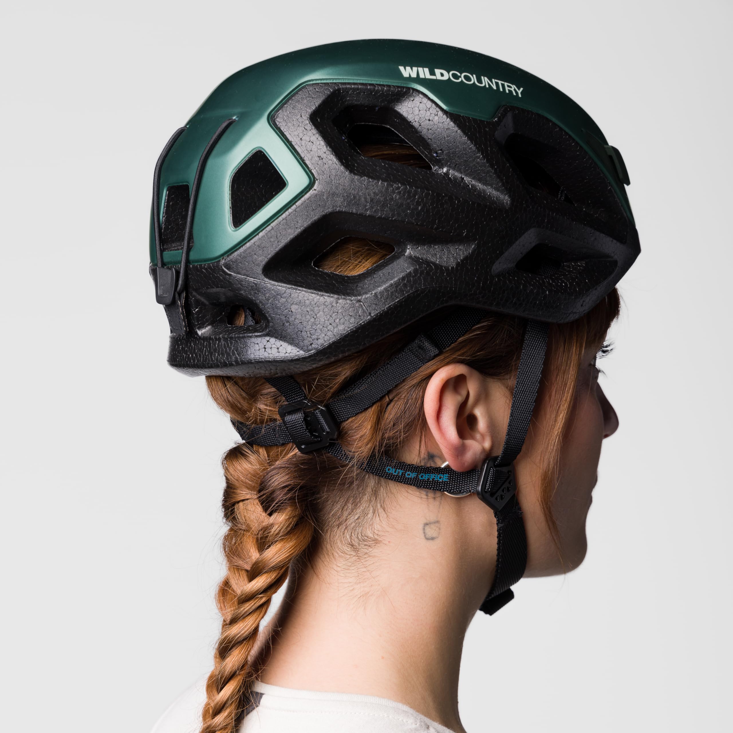 Wild Country Unisex Session Casco da arrampicata, black-marsh, 57-62cm