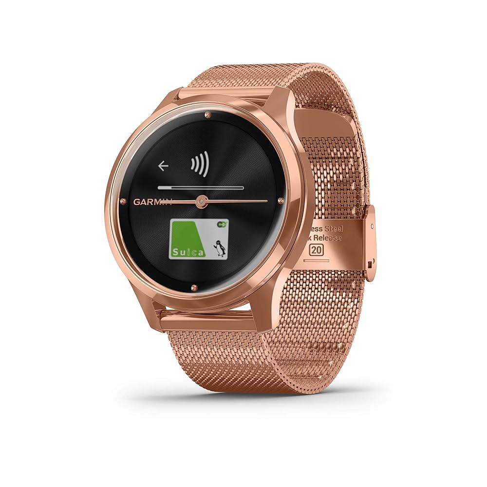 【超美品】Garmin ガミン Vivomove Luxe (0757) vívomove Luxe | スマートウォッチ | Garmin 日本