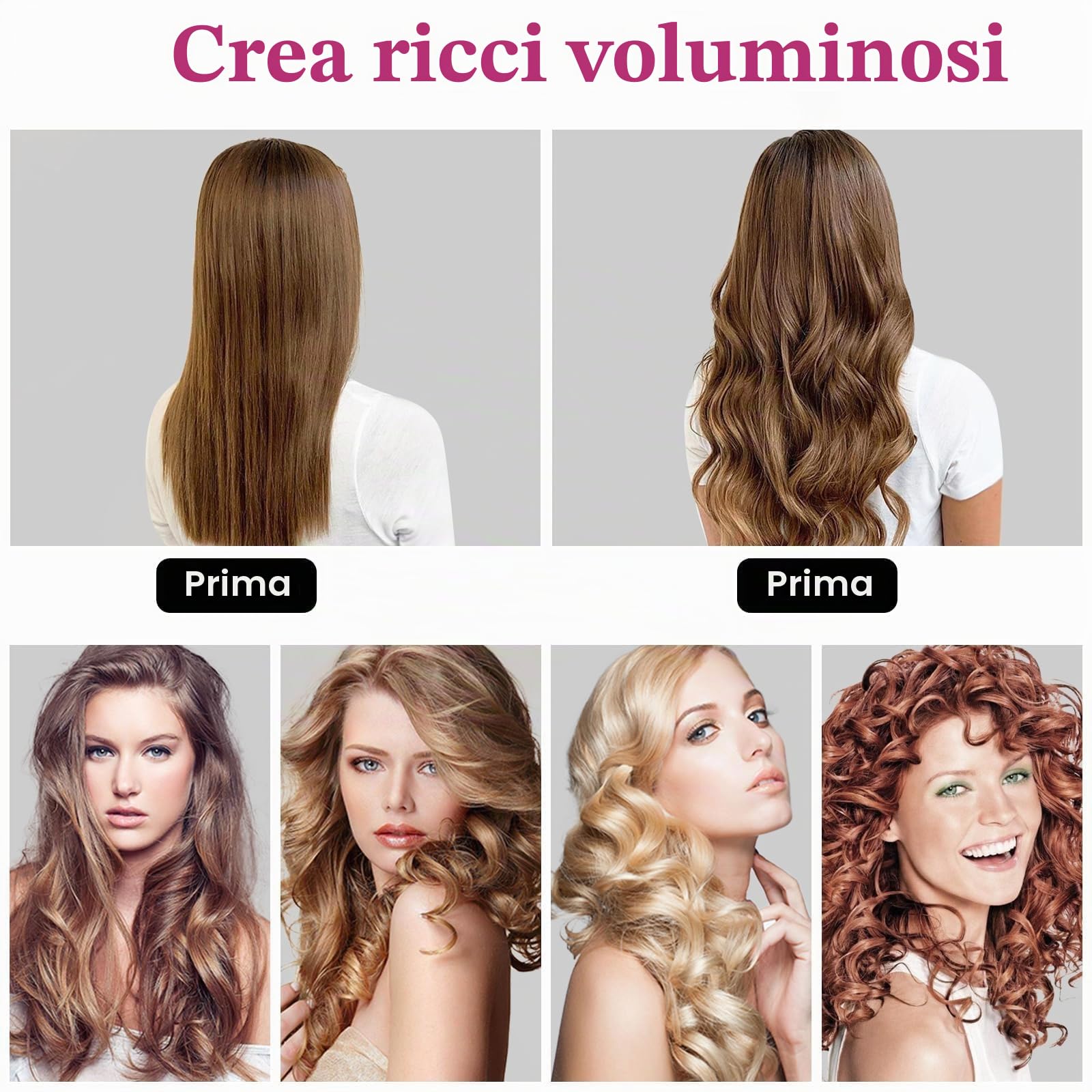 Barili lunghi da 40 mm, compatibili con Dyson Airwrap Styler HS05/HS01, accessori per più stili di capelli