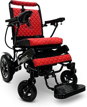 Majestic IQ-8000 Electric Wheelchairs for Adults,Foldable Lightweight Electric Wheelchair,Light Weight Folding Power Chair for Seniors,Portable Motorized Wheelchair,Durable Ultra Light Wheel Chair