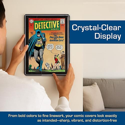 Miniatura 6 de BCW Marco de exhibición de cómics  Paquete de 3  Marco de exhibición de cómics de la Edad de Plata + Edad de Bronce  Escaparate de cómics  Marco de
