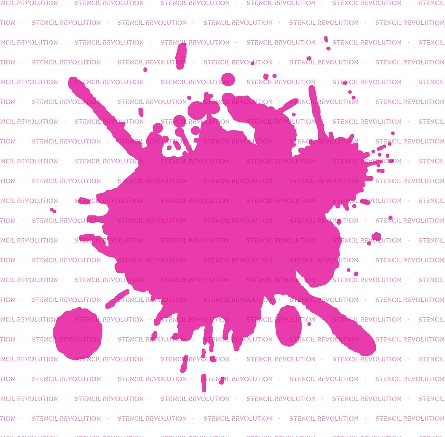 Blood Splatter Stencil - Splatter Stencil, Blood Splatter Art, Splatter Stencils, Halloween Stencils, Paint Splatter