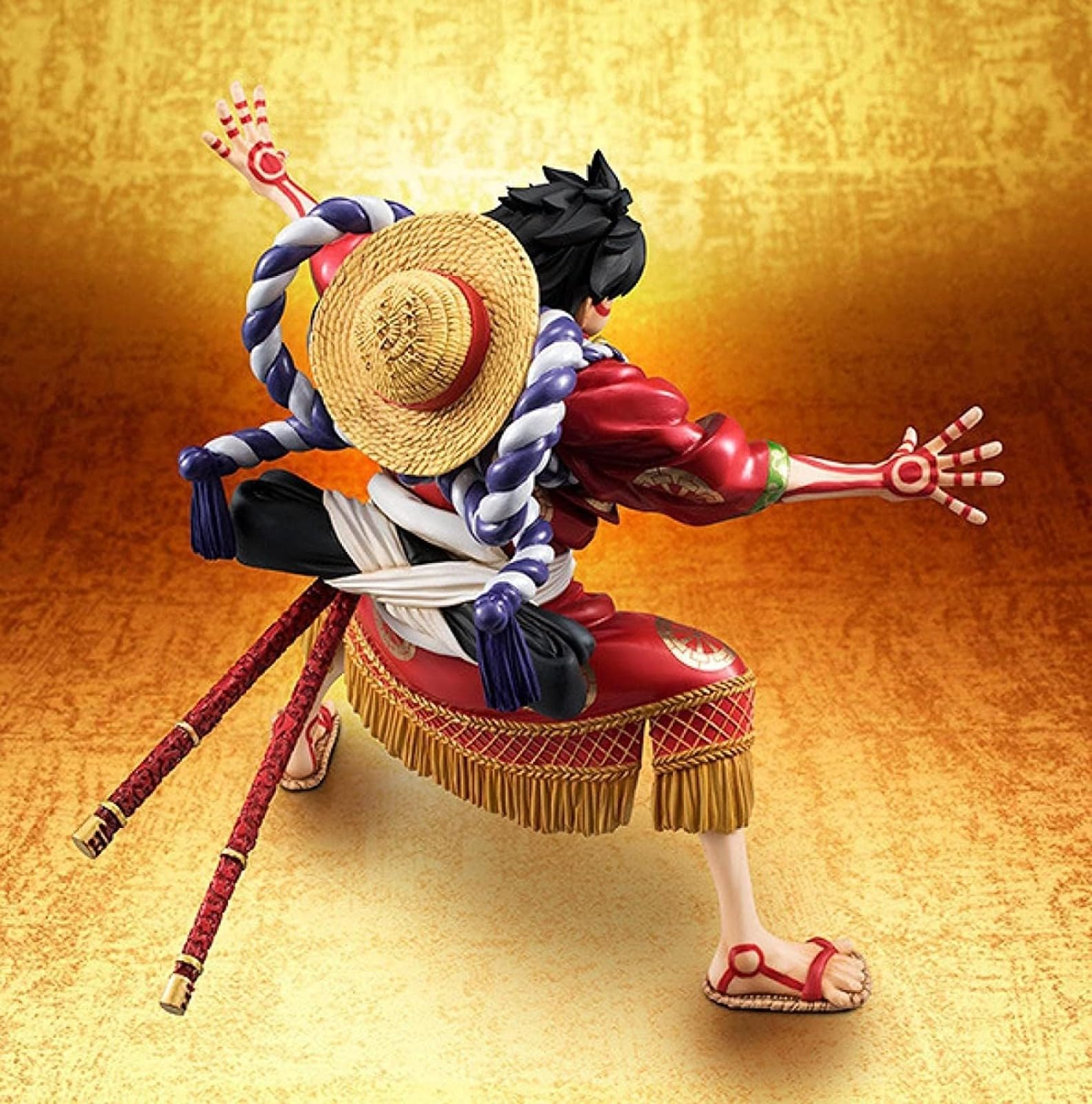 Amazon.co.jp: ワンピース着物ルフィ アニメフィギュア 19cm ワノ国 