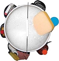 Vista 5 de Bucket Boss - Organizador para un cubo de 5 galones, con tela de secado rápido, bolsillos de malla exteriores para suministros de lavado de coche