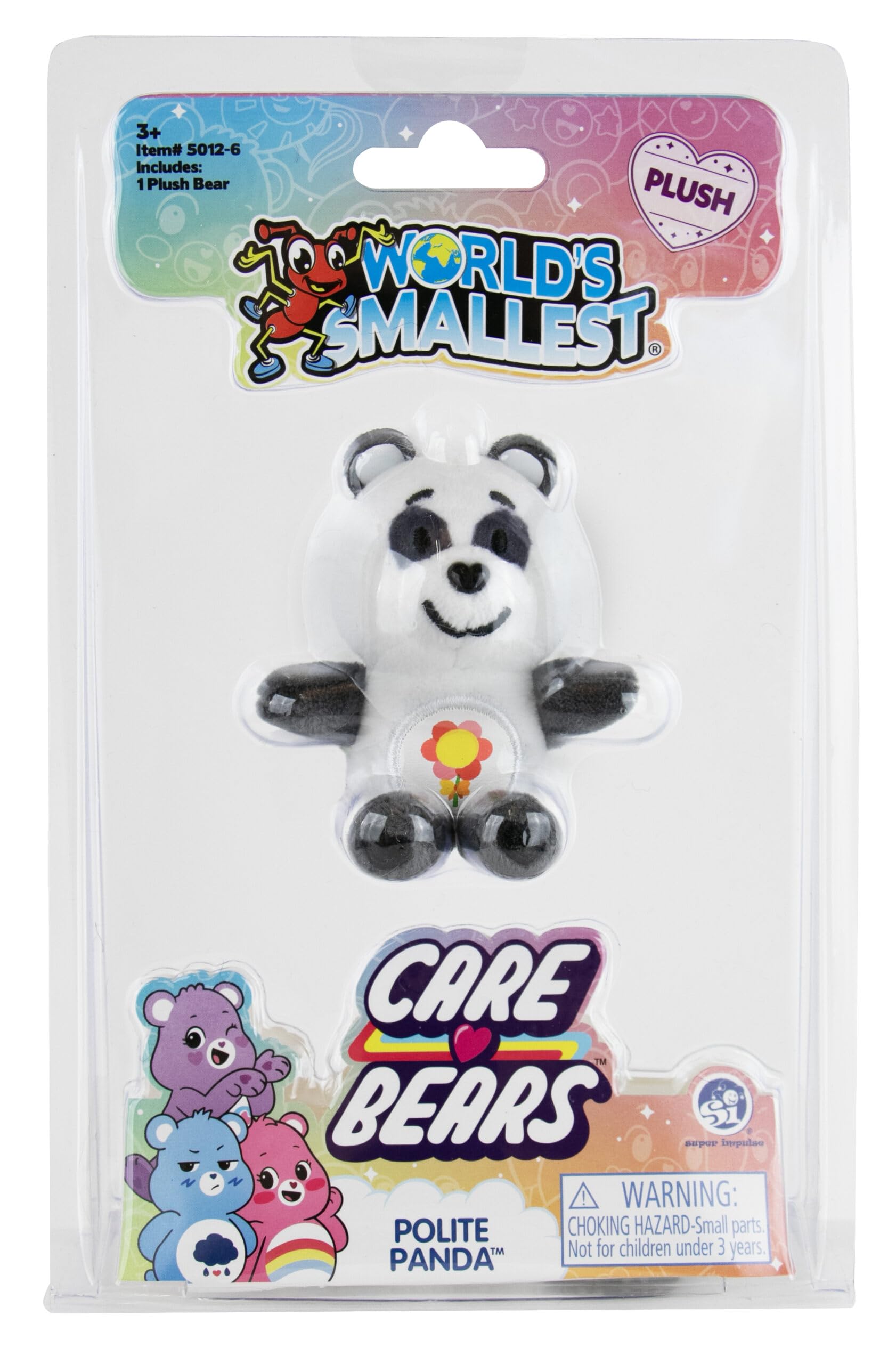 World's Smallest Care Bear Mini Plush Seria 6 - Uprzejma panda
