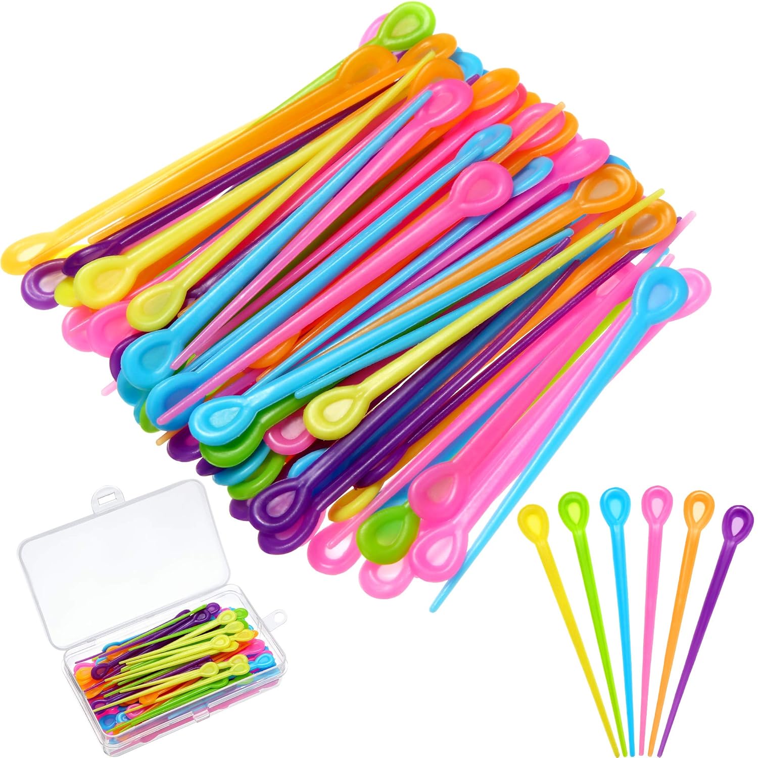 180 Pieces Brush Roller Pick Plastic Roller Pick Hair