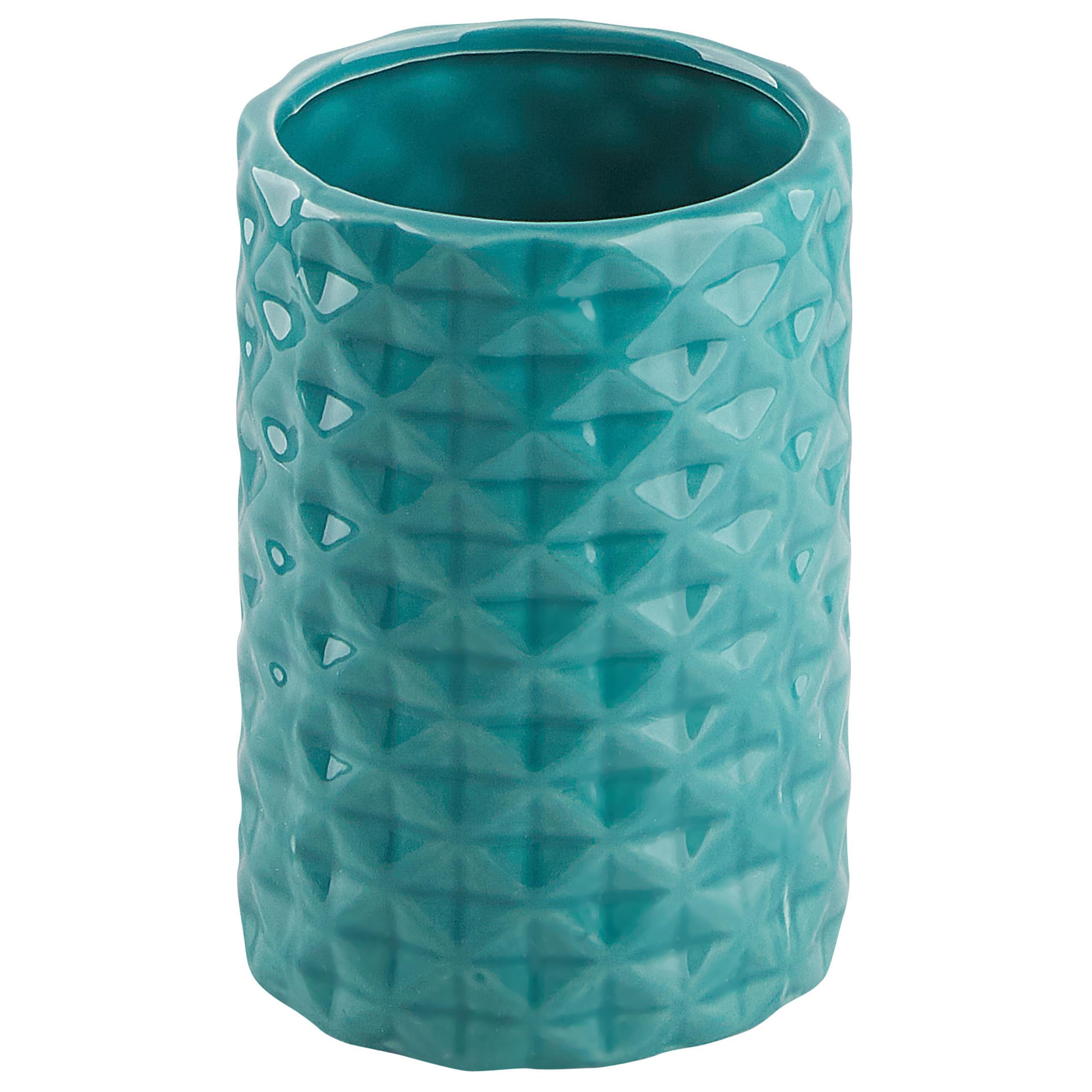Conjunto de Accesorios de baño de dolomita Azul Turquesa dispensador jabonera Recipiente Moderno Guatire