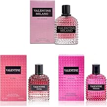 A CENTER 3PCS Perfume Set for Women - Floral Fragrance Gift Set with Vanilla,Sweet Fruity Eau De Parfume| 3.4 Fl Oz Each(Valentine Extra&amp;Intense&amp;MilanoW)