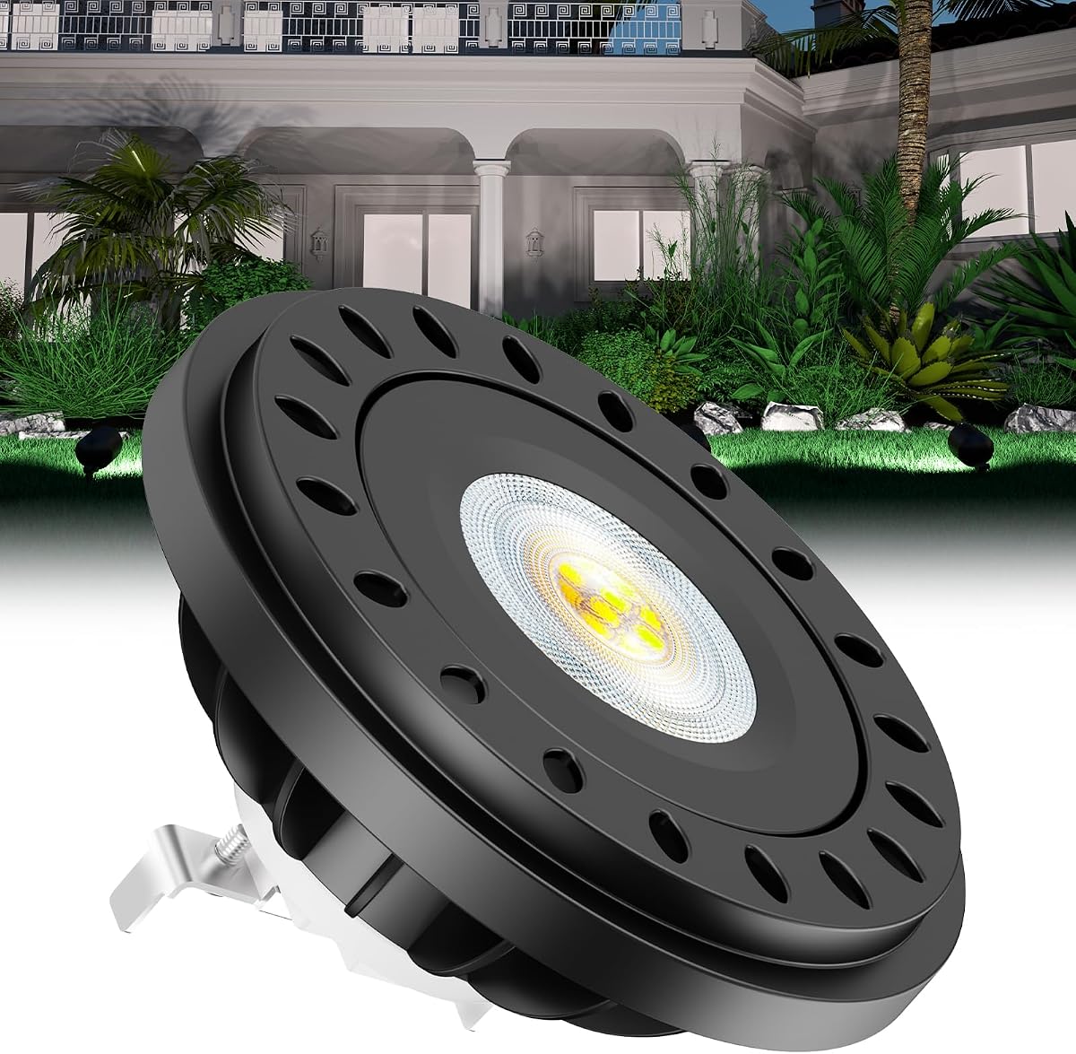 PAR36 LED Bulb 12V-24V 10W PAR36 LED Landscape Bulb 5000K 1-Pack | Cool White 920lm, G53 Base PAR36 LED Landscape Bulb, 75W Replacement, for Landscape Spotlight Flood Light/Rv/Track Light