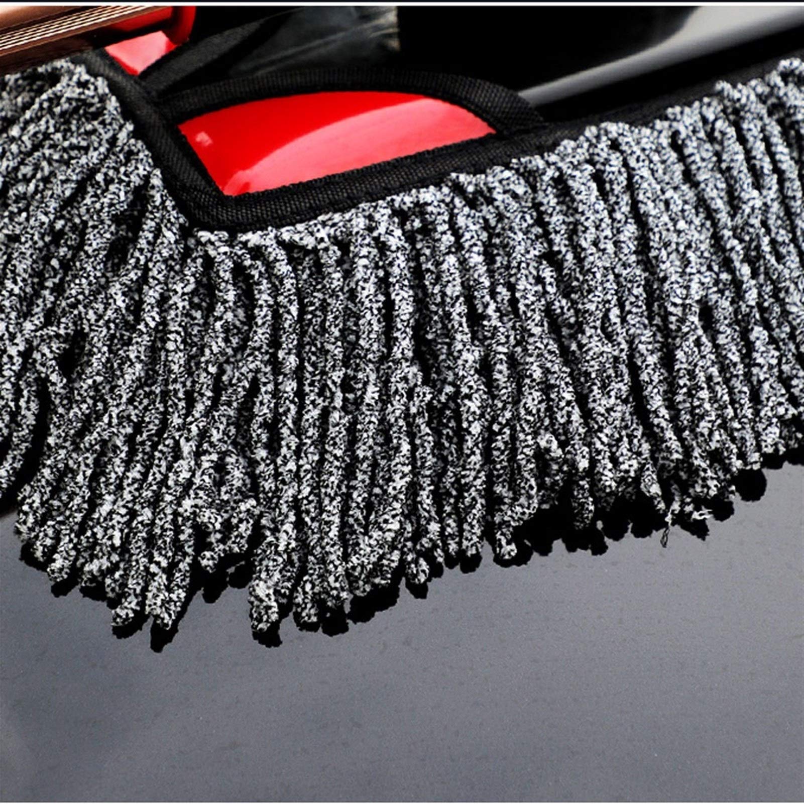 PENGQ Microfibra collettore di polveri Car Wash Mop con Maniglia a Scomparsa for Esterni ed Interni, Non Lascia Pelucchi □ nessun graffio Spazzola di Pulizia for Pulizia