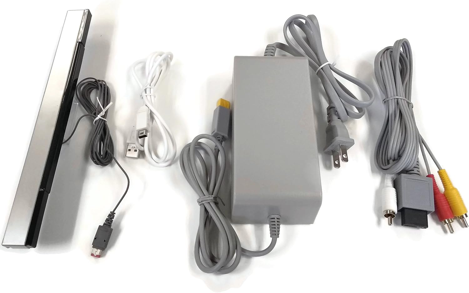 Wii U Cord Set Ac Power Supply / Av Adapter / Sensor Bar