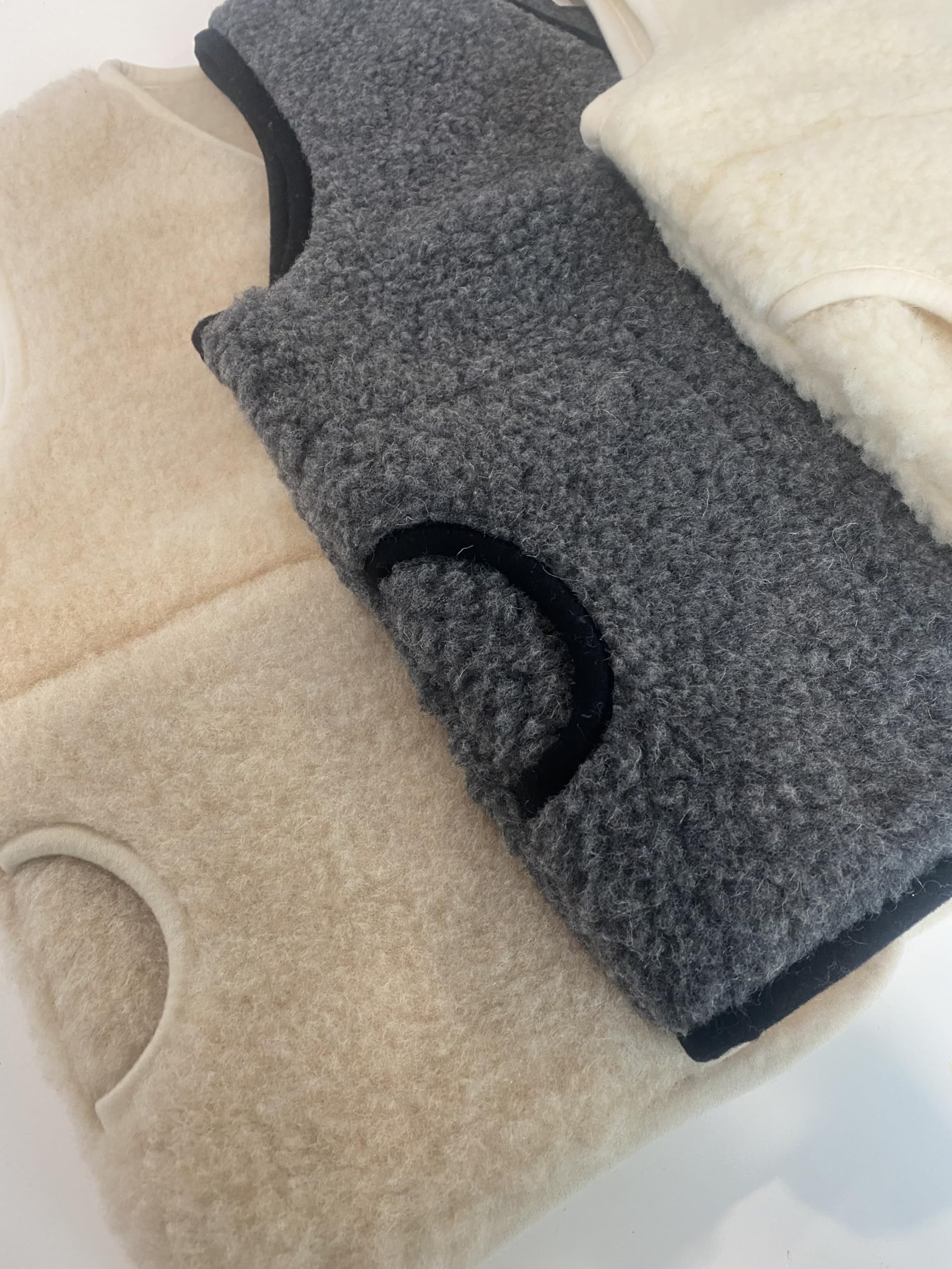 Merino Wool Gilet in lana merino, 100% naturale, 6-8 anni, gilet di lana per bambino
