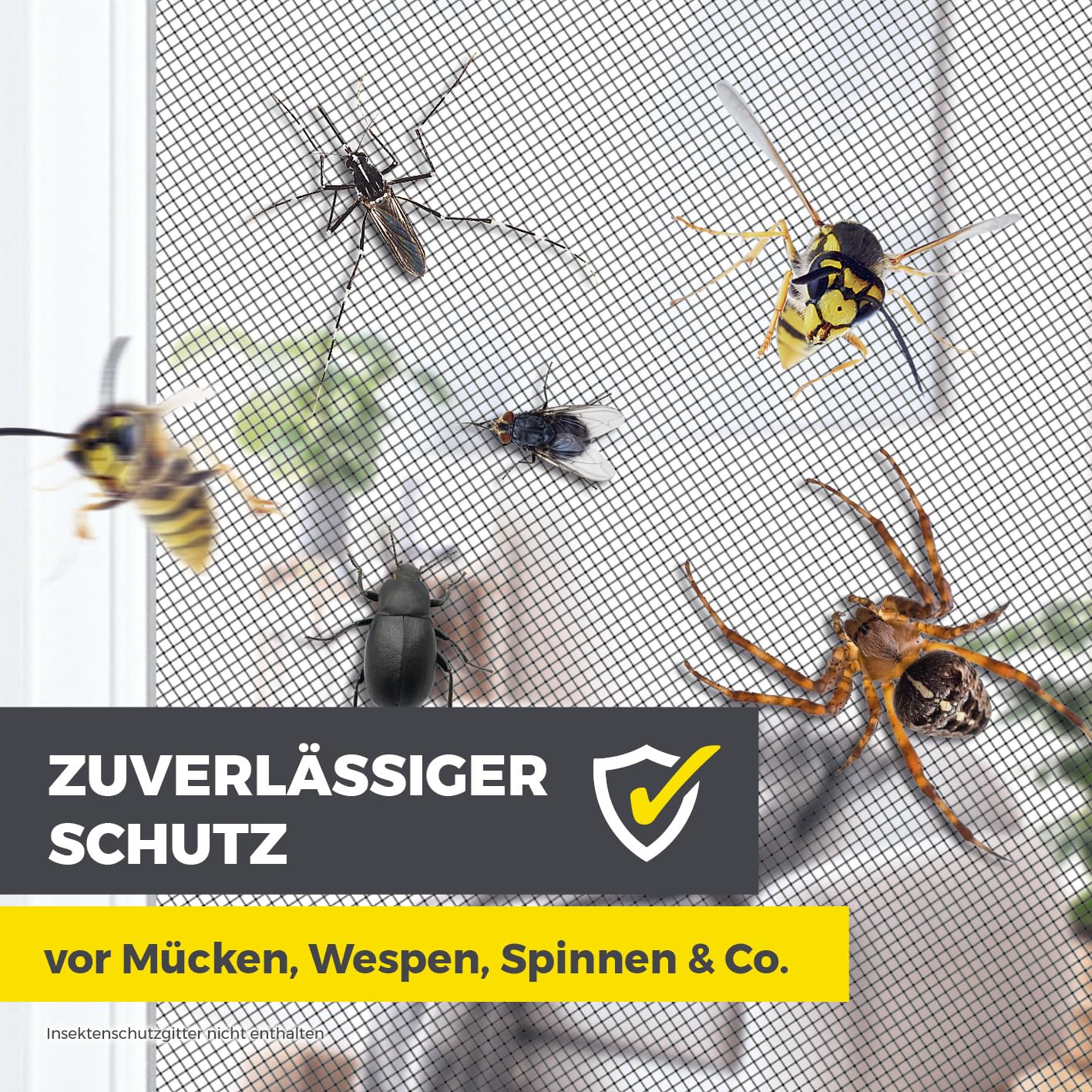 EASYmaxx Insect Protect magnesy do przyklejania do moskitiery | samoprzylepne płytki magnetyczne | 12 magnesów samoprzylepnych do moskitiery okiennej | moskitiera magnetyczna