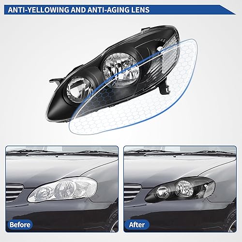 Miniatura 172 de oEdRo Faros delanteros compatibles con Ford F150 / 06-08 Lincoln Mark LT Pickup 2004, 2005, 2006, 2007, 2008, Ford F150 / 06-08 Lincoln Mark LT OE