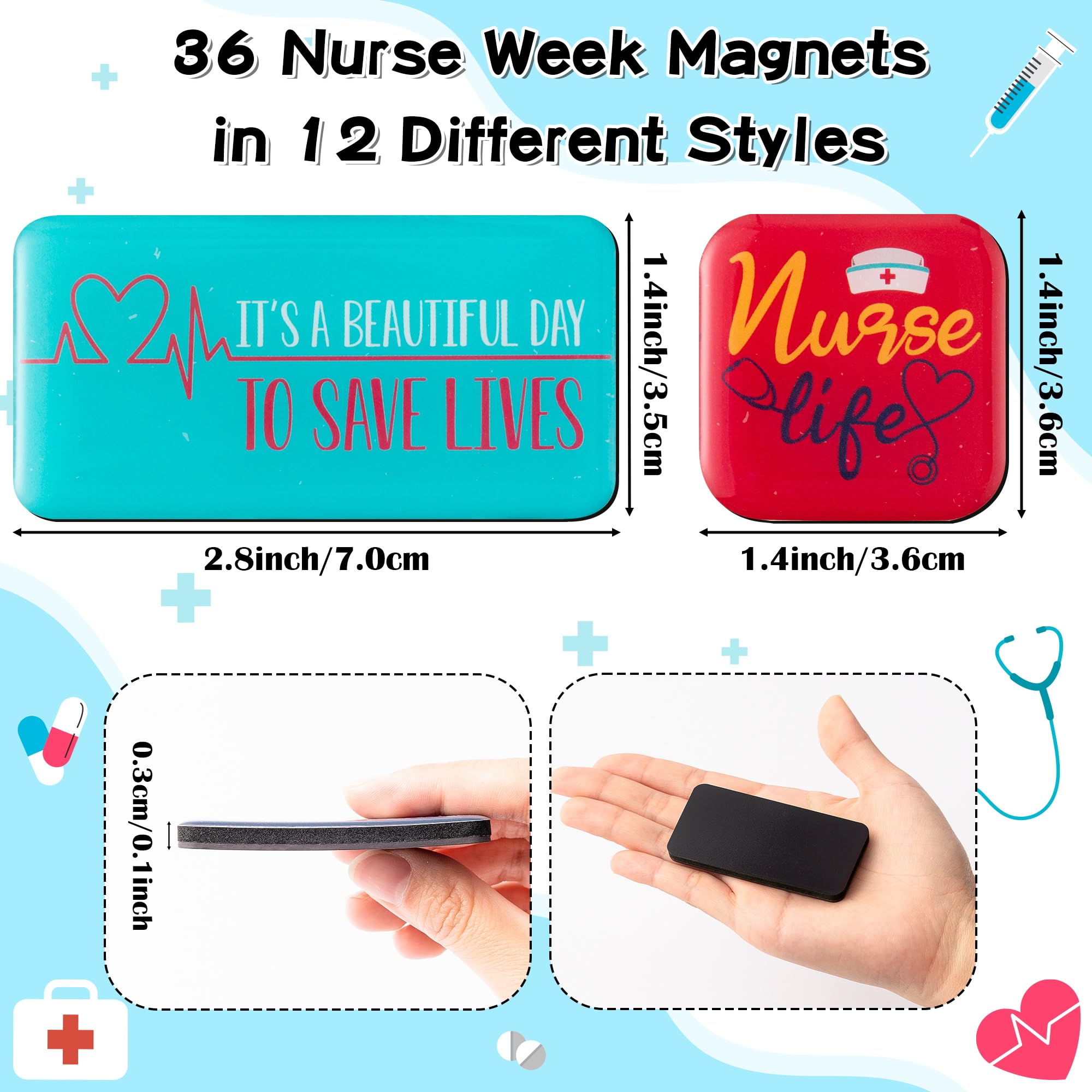 Aazon.co: 30PC Nurse Agnets Funny Agnetic Agnet For Refrigerator