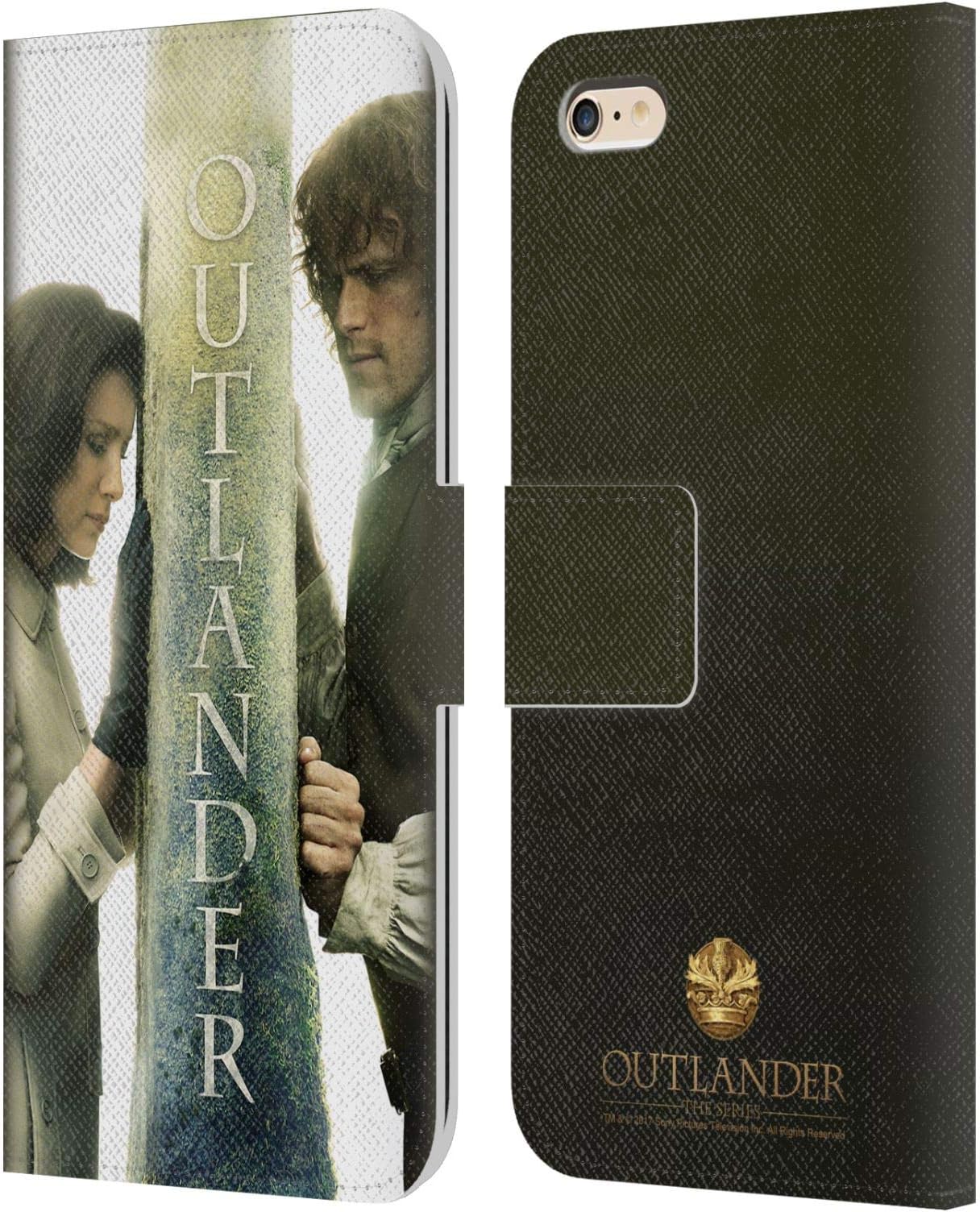 Head Case Designs Officially Licensed Outlander Season 3 Poster Key Art Leather Book Wallet Case Cover Compatible with Apple iPhone 6 Plus/iPhone 6s Plus