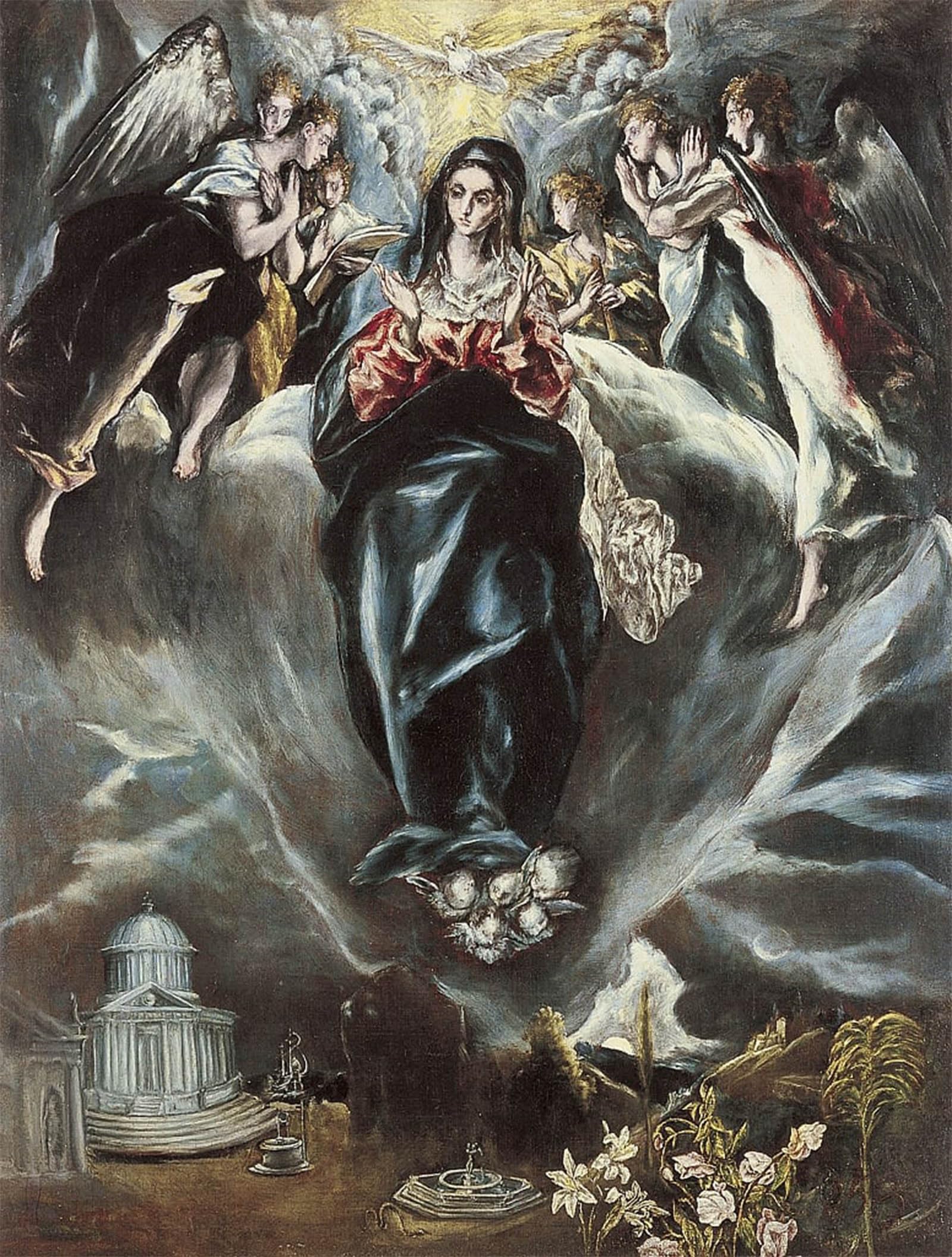 Lienzo de El Greco para decoración de salones elegantes cuadro místico 60x90cm 5