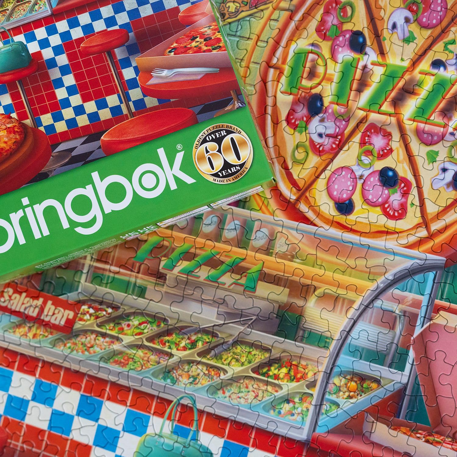 Amazon.co.jp: Springbok's Pizza Shop 1000ピース ジグソーパズル