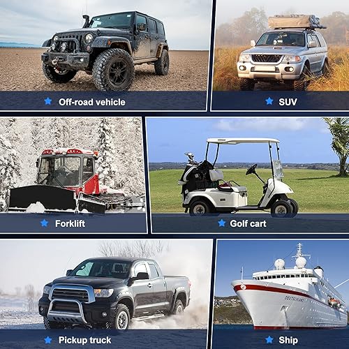 Miniatura 8 de 2 piezas de luces LED de 3 pulgadas y 60 W, impermeable, luz antiniebla, haz de luz LED de conducción, luz cuadrada de trabajo con soporte ajustable