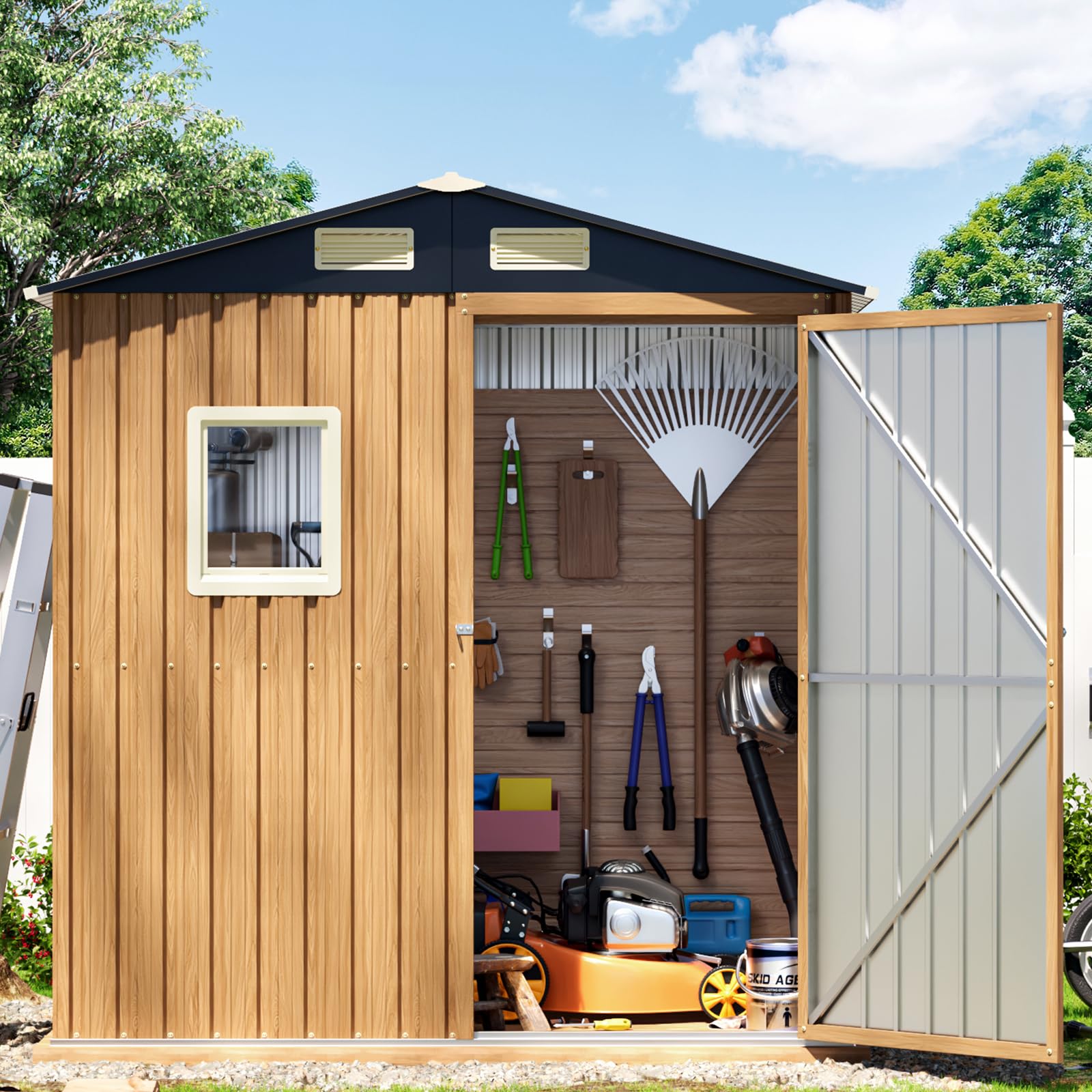 Panovue 6x4 Garden Storage Shed