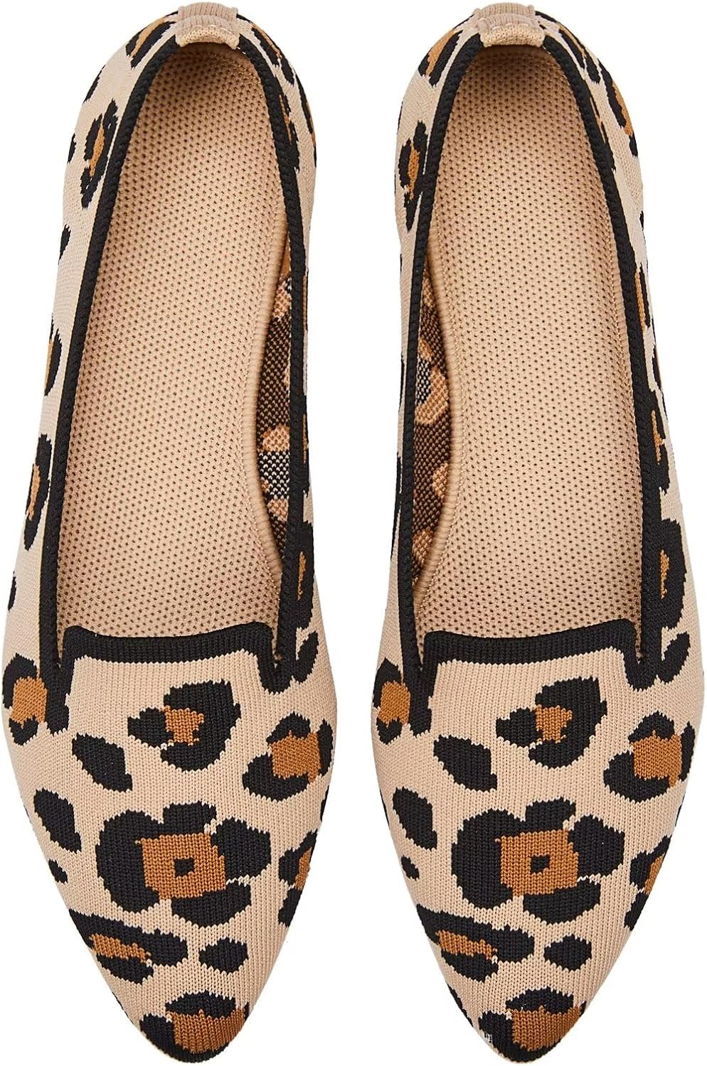 Frank Mully Women's Casual Loafer Flats Slip On Loafer Shoes Comfortable Knit Flat Shoes Classics Pointy Toe Loafer Flats,for Work,Travel - Image 6