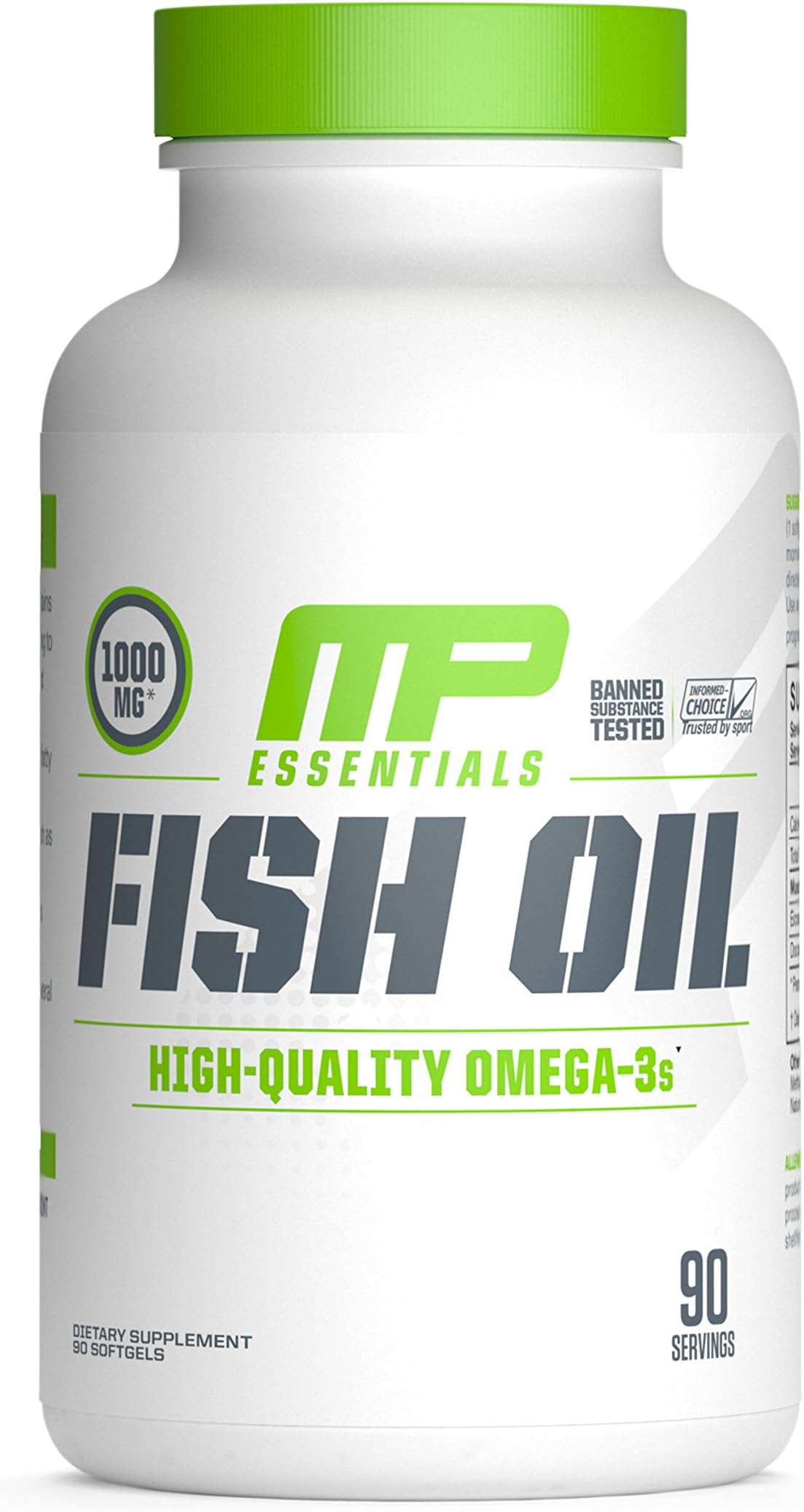 Muscle Pharm Fish Oil Supplement, 90 Count