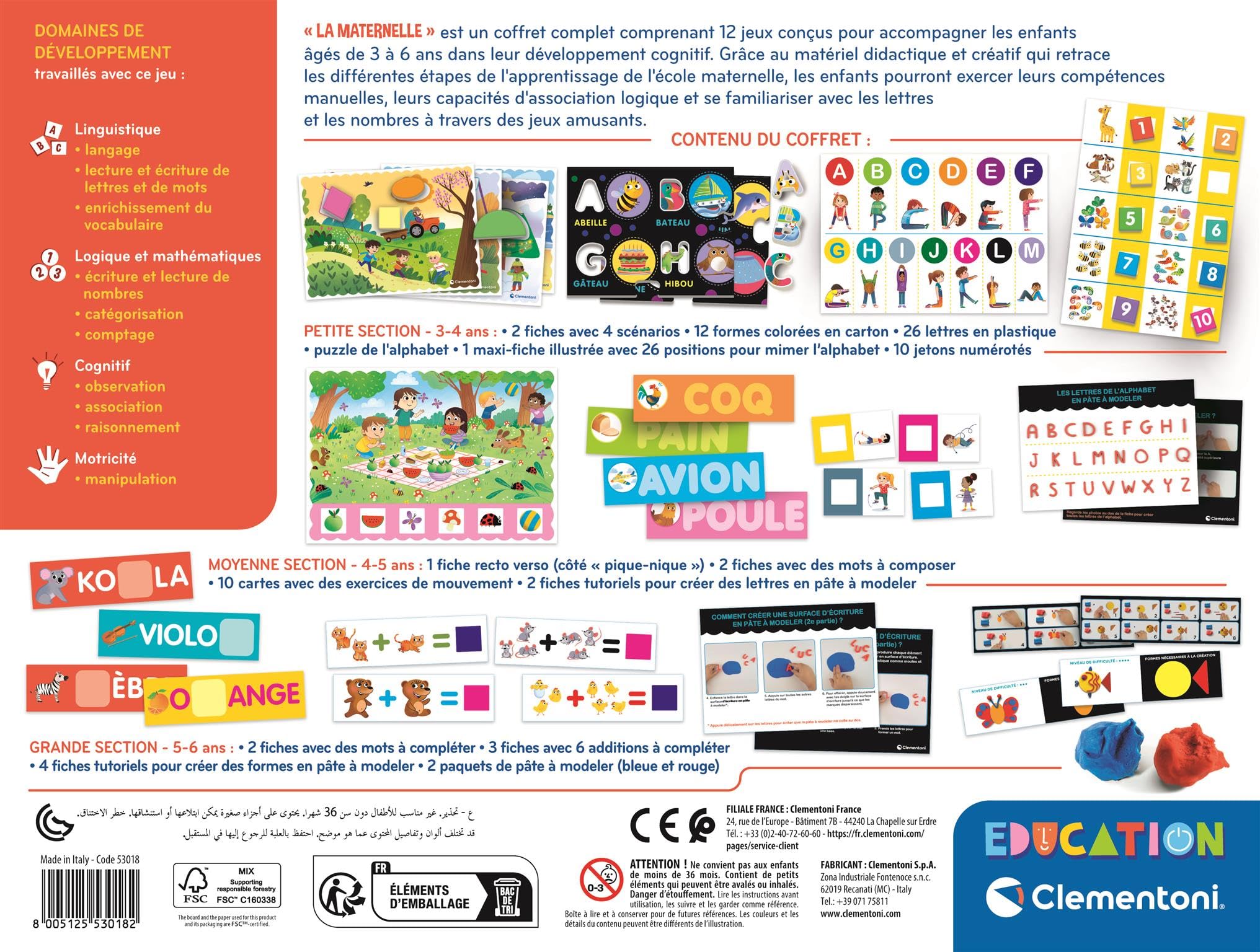 Jeu éducatif Clementoni Mon grand coffret de maternelle - Autre jeux éducatifs et électroniques - Achat & prix Jeu éducatif Clementoni Mon grand coffret de maternelle - Autre jeux éducatifs et électroniques - Achat & prix