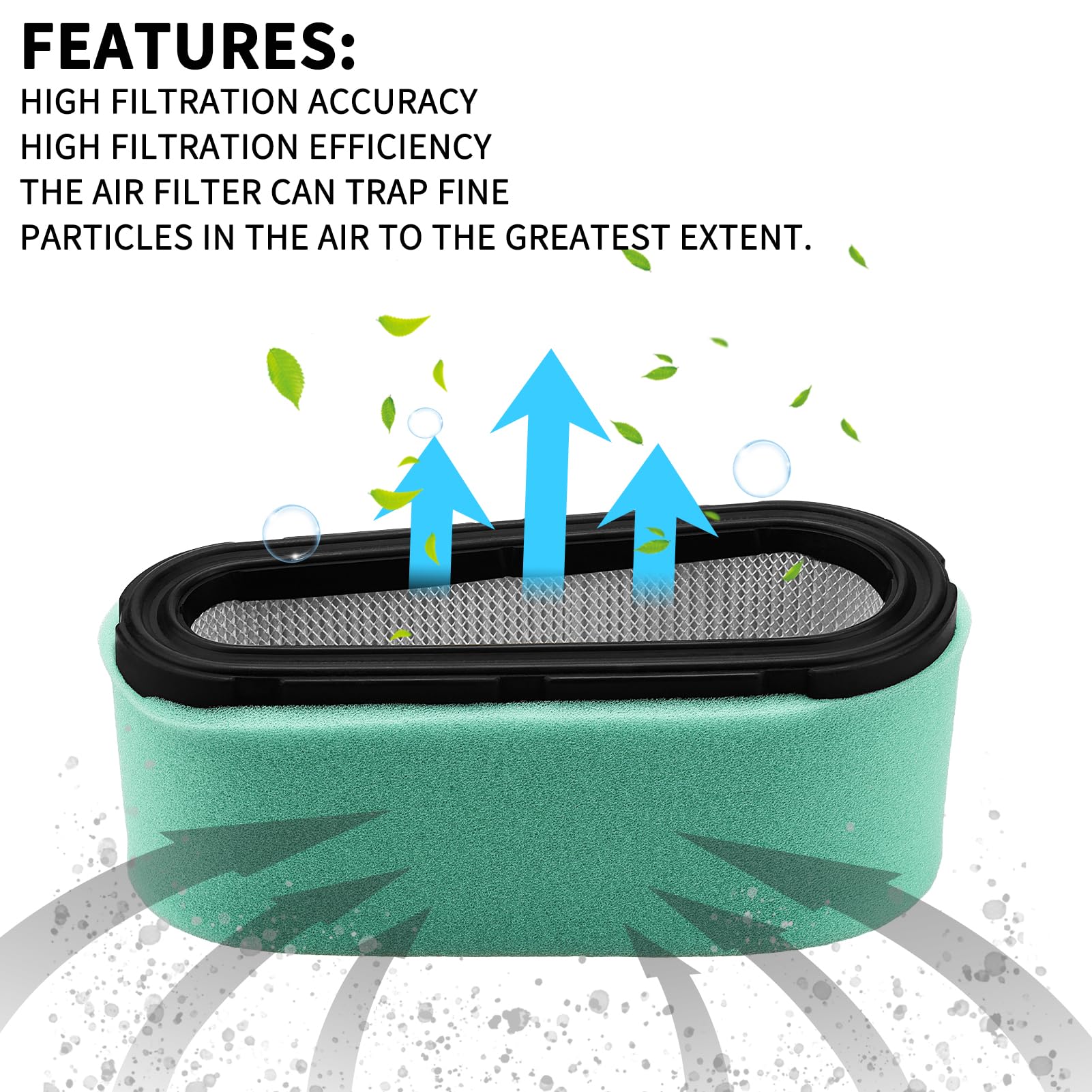 ISE Filtre à Air De Rechange Pour Briggs & Stratton 12hp - 12.5hp Arbre Vertical Remplace Les Numéros De Pièce : 496894, 691642, 493909 - Foto 2