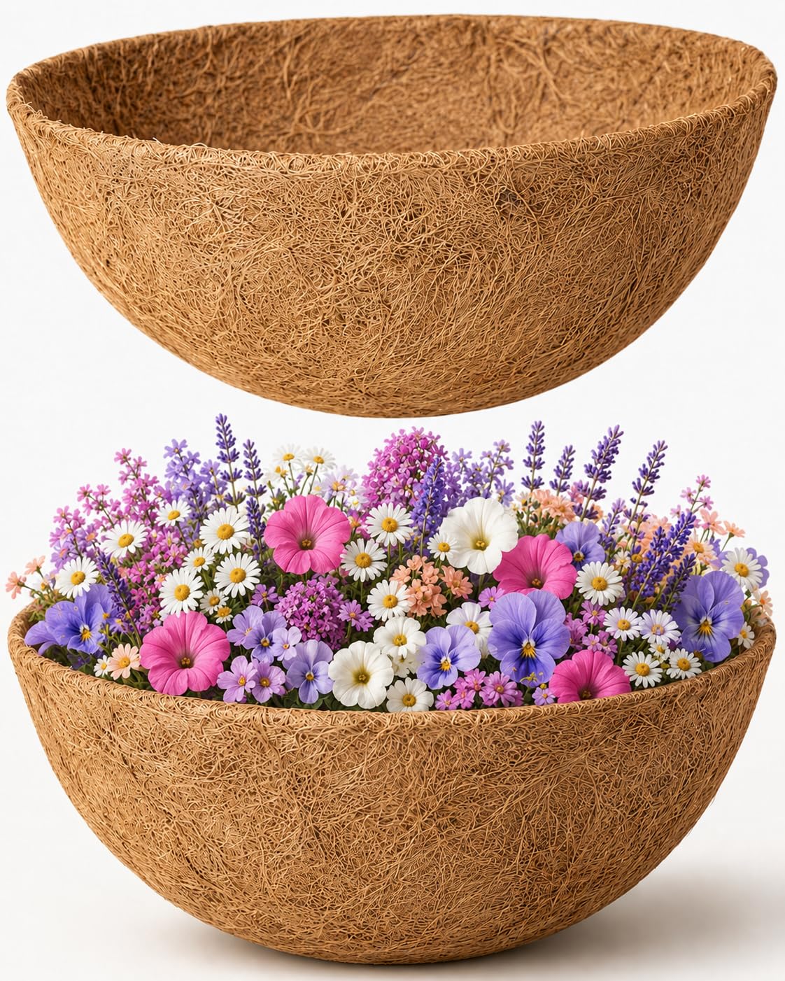 Y&M 2 Pack 16 Inch Coco Liners