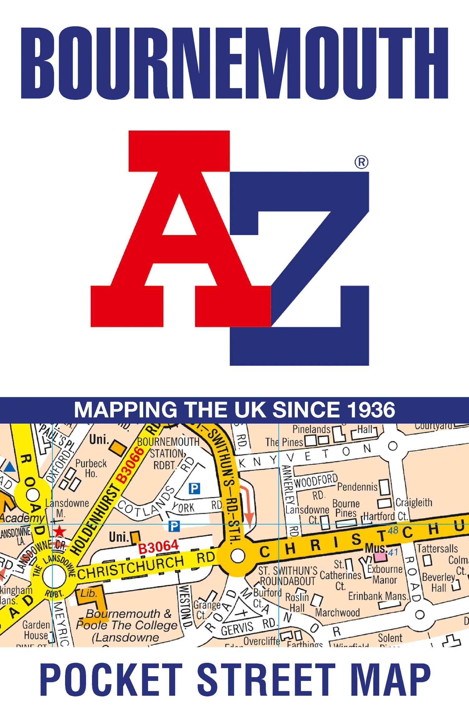 Bournemouth A-Z Pocket Street Map: Accurate street map for easy navigation