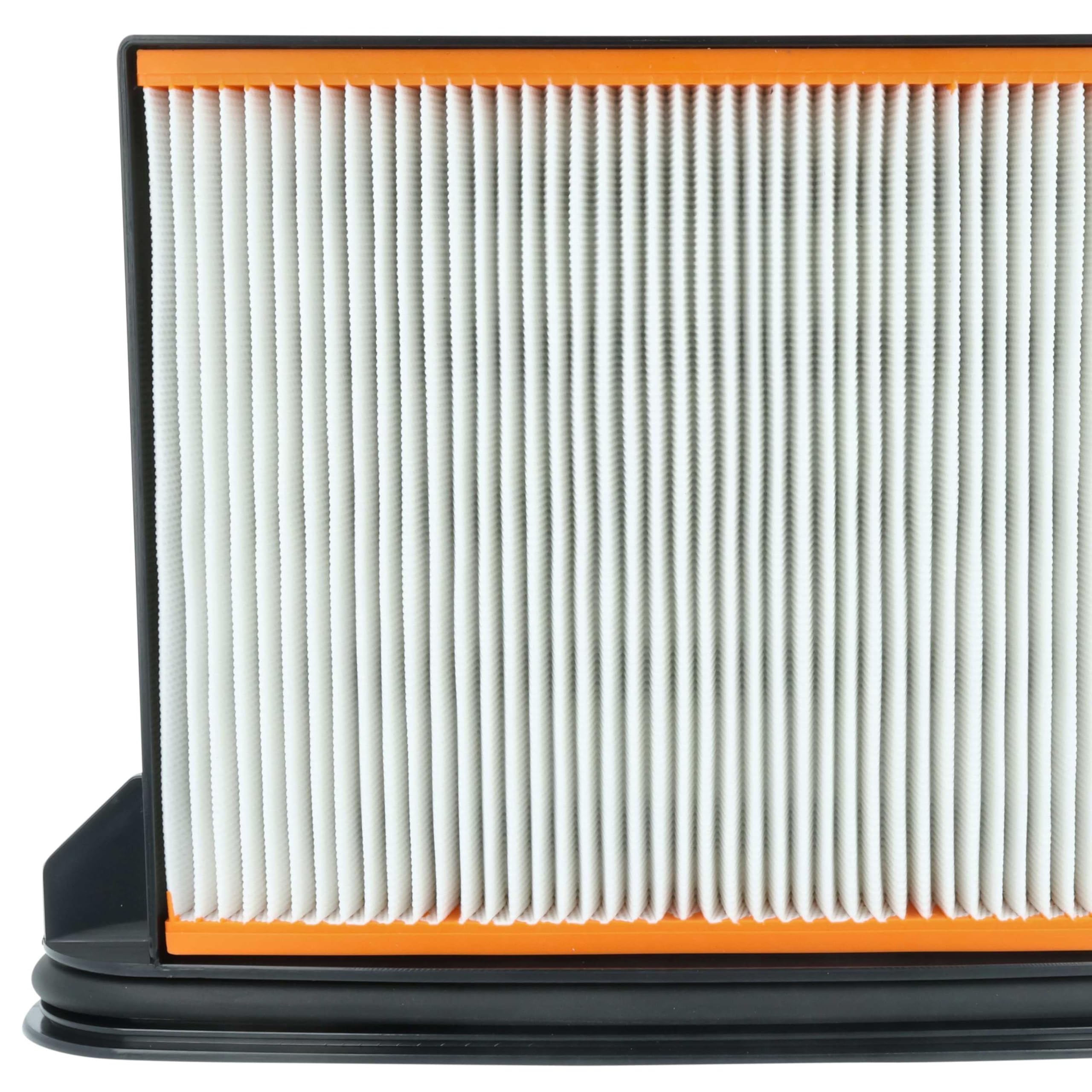 vhbw 10x filtro a pieghe piatte F8 compatibile con 3M unità mobile di aspirazione n. 64396 aspirapolvere, industriale - Elemento filtrante
