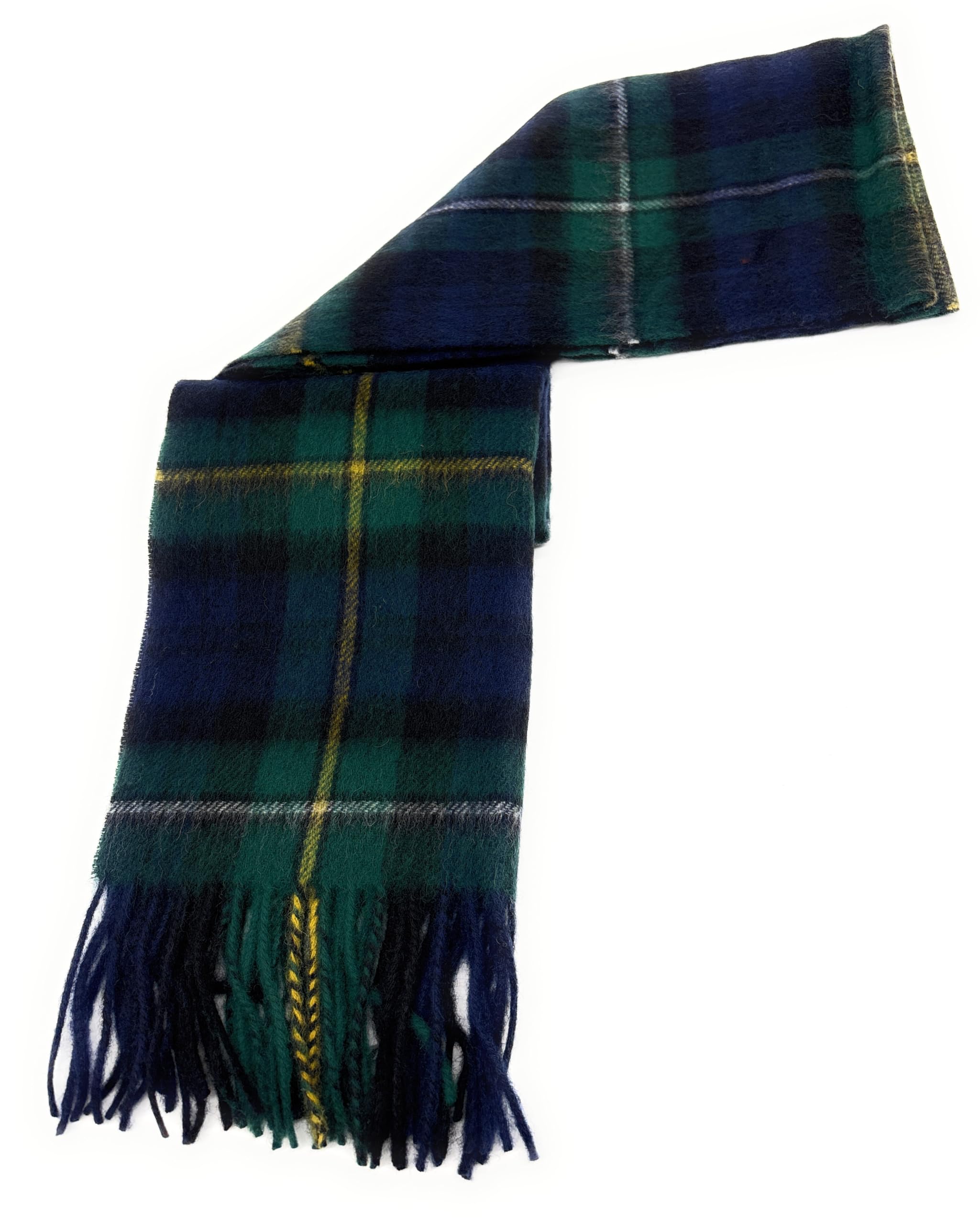 Scottish Essence Unisex Campbell Of Argyll Traditional Scottish Pure Lambswool Tartan Clan Scarf, Winter Accessory (Campbell Of Argyll)