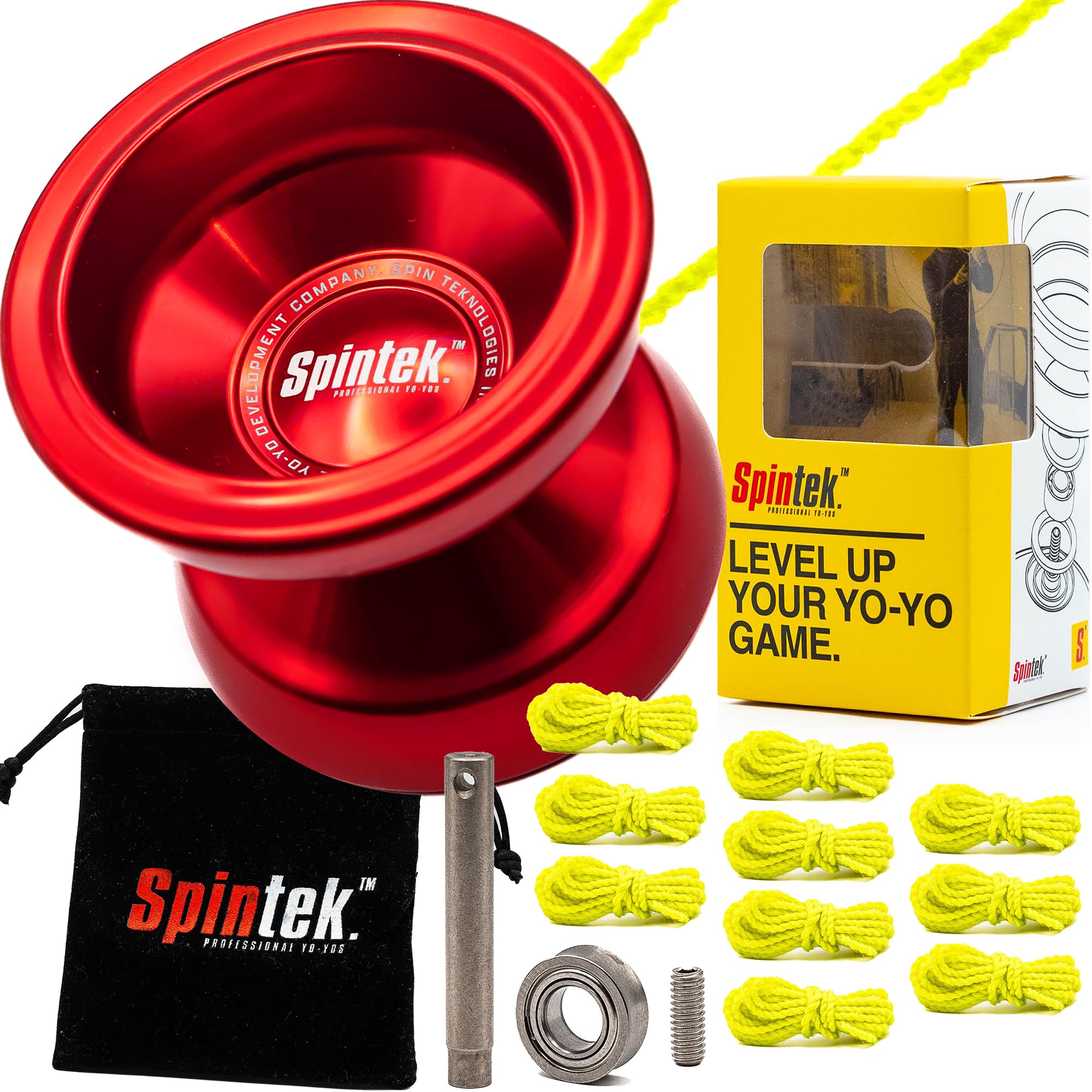 SPINTEK R1 PRO - High End Professional Yo-Yo - Dual & Non Responsive, Great for Kids & Beginners, Includes Pro Yoyo String
