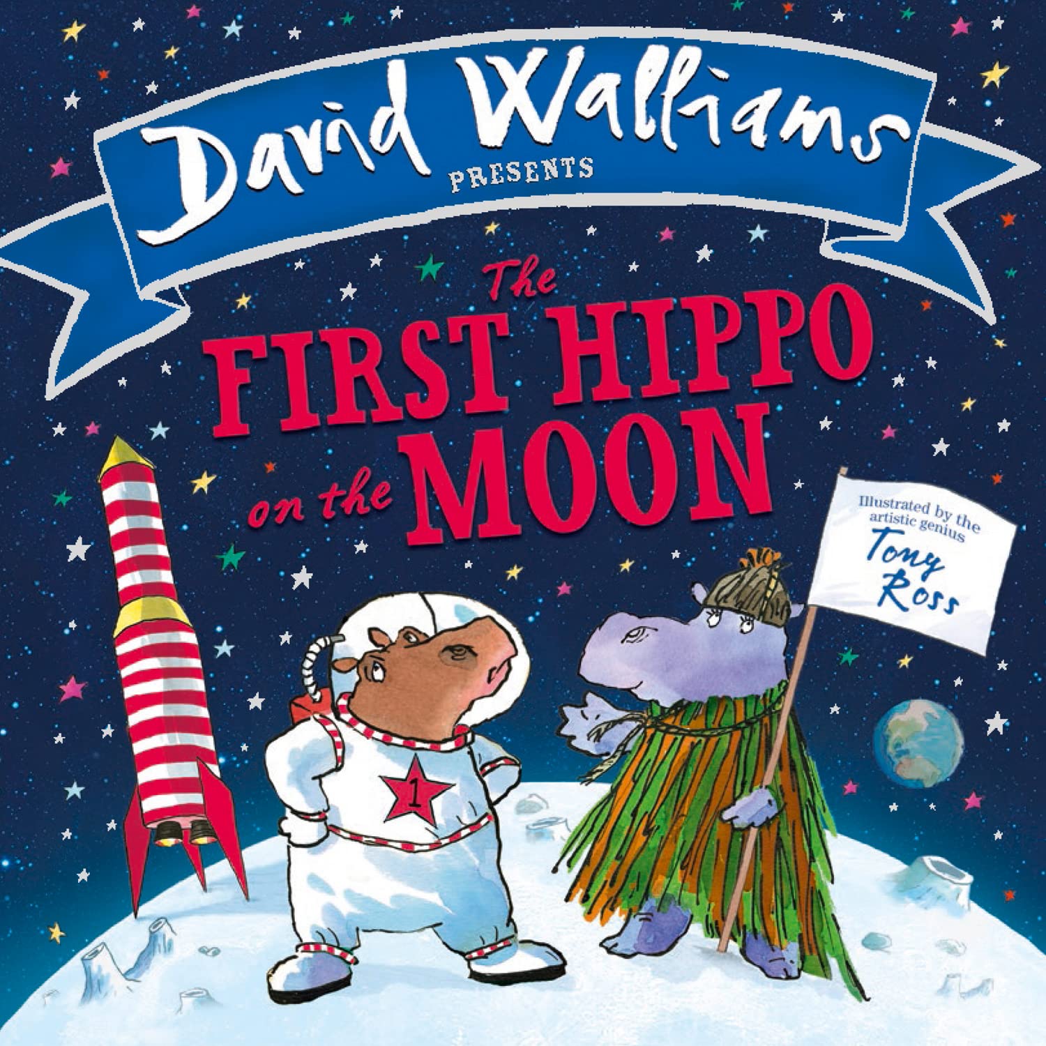 HarperCollins The First Hippo on the Moon Board book – Picture Book, 12 January 2017