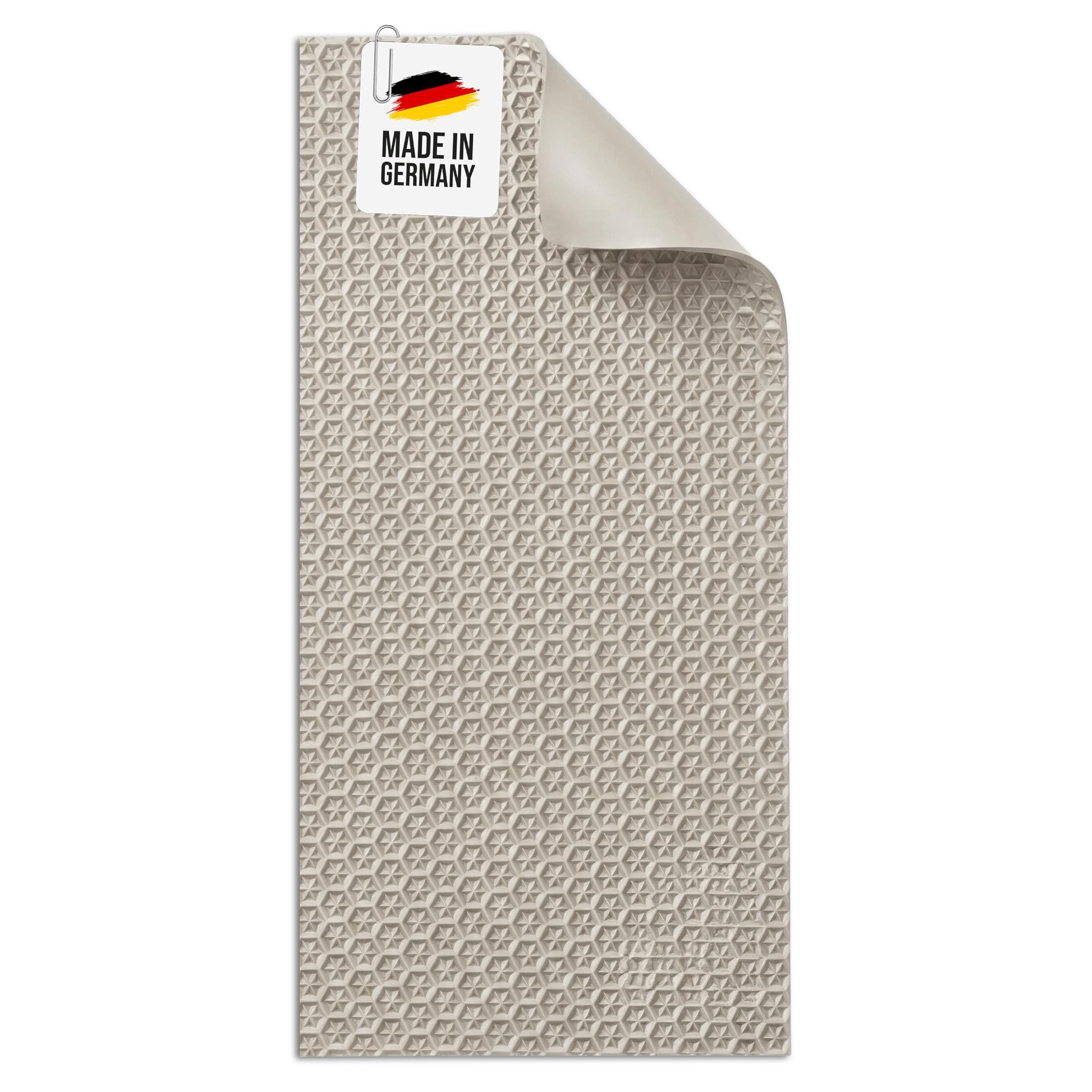 Langlauf Schuhbedarf Sohlengummiplatte 250mm x 500mm 4mm stark Profil Star in verschiedenen Farben zur Anfertigung von Schuhsohlen oder als Anti Rutsch Belag - 4 mm Stärke