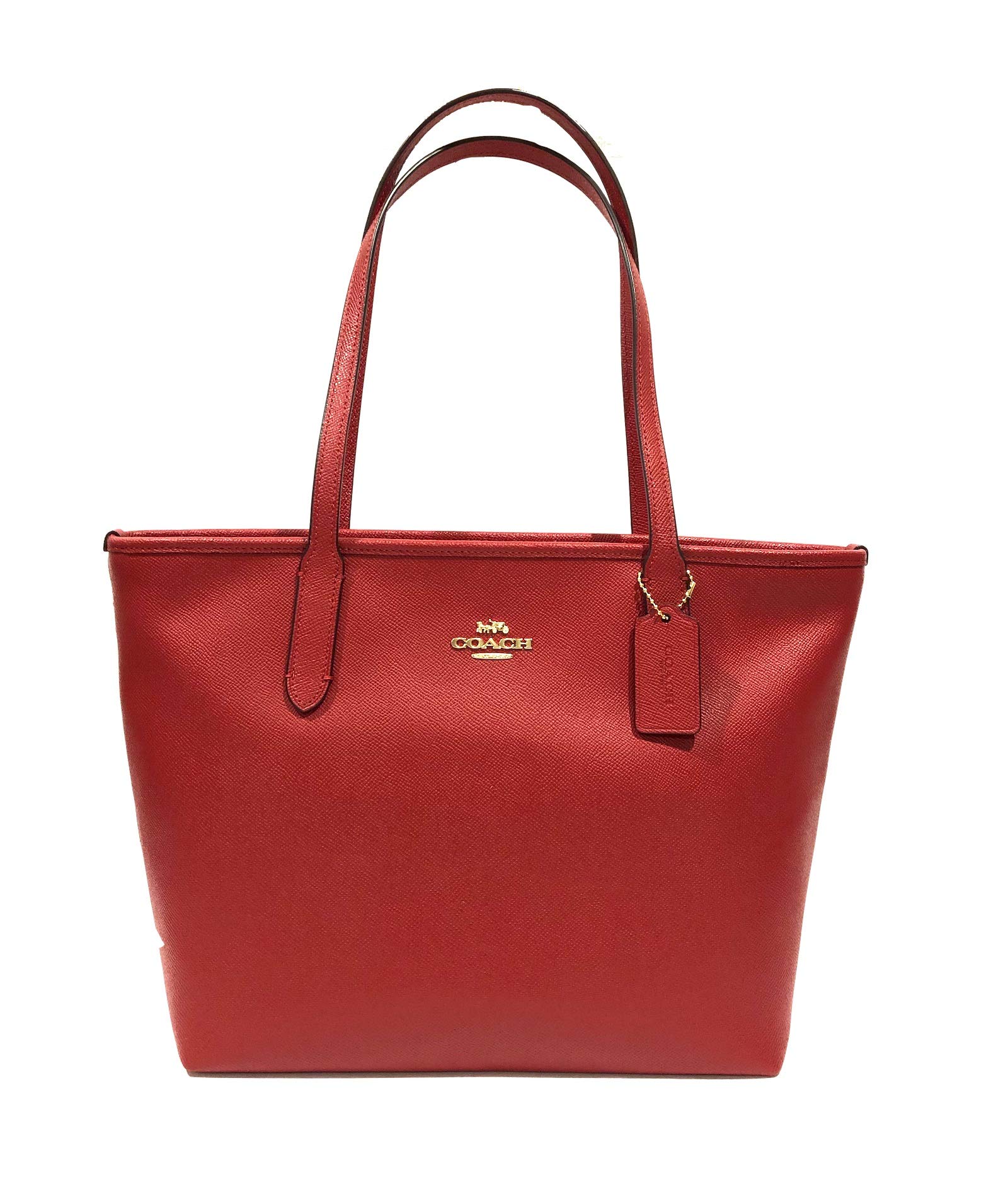 coach city crossgrain leather tote