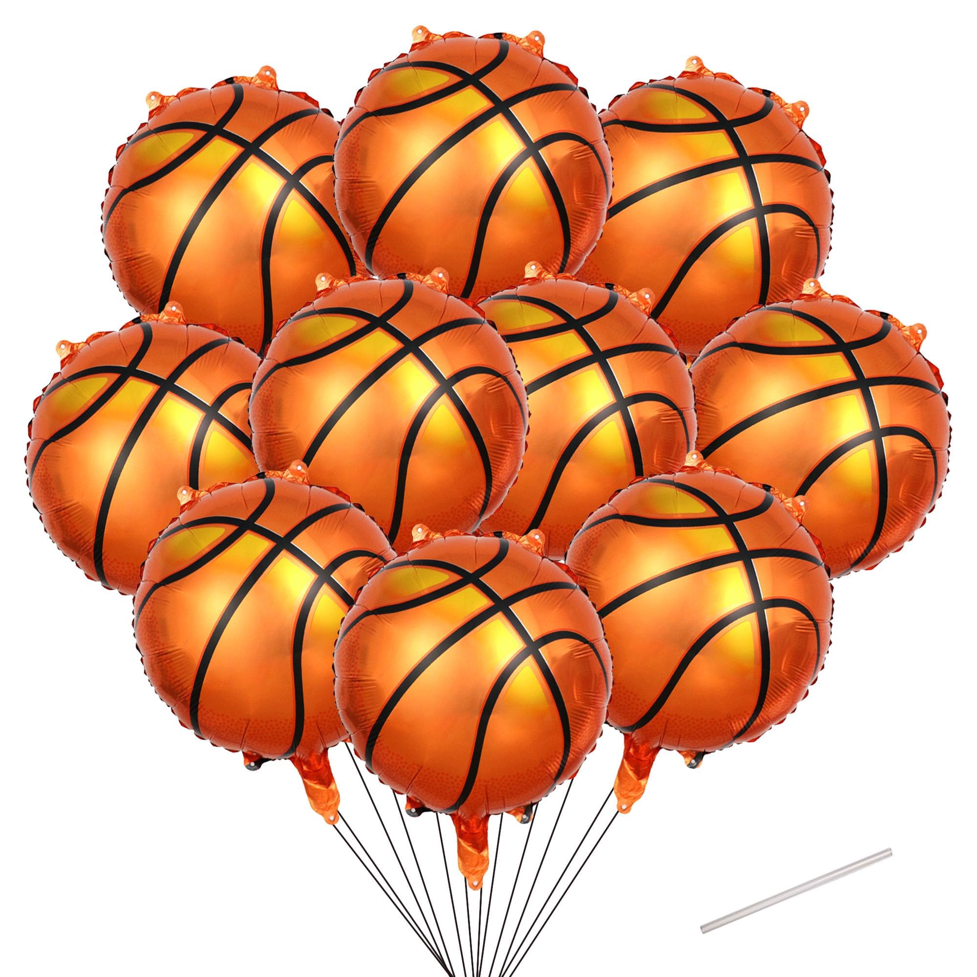 View 1 of ***BUNDLE ITEMS***********
Heyiminy 10 Pieces 18 inches Basketball Balloons, Basketball Party Decorations, Large Mylar Foil Balloons with Straw for Sports Themed Baby Shower Birthday Party Supplies
Marspark 42 Pcs Outer Space Bulletin Board Decoration S