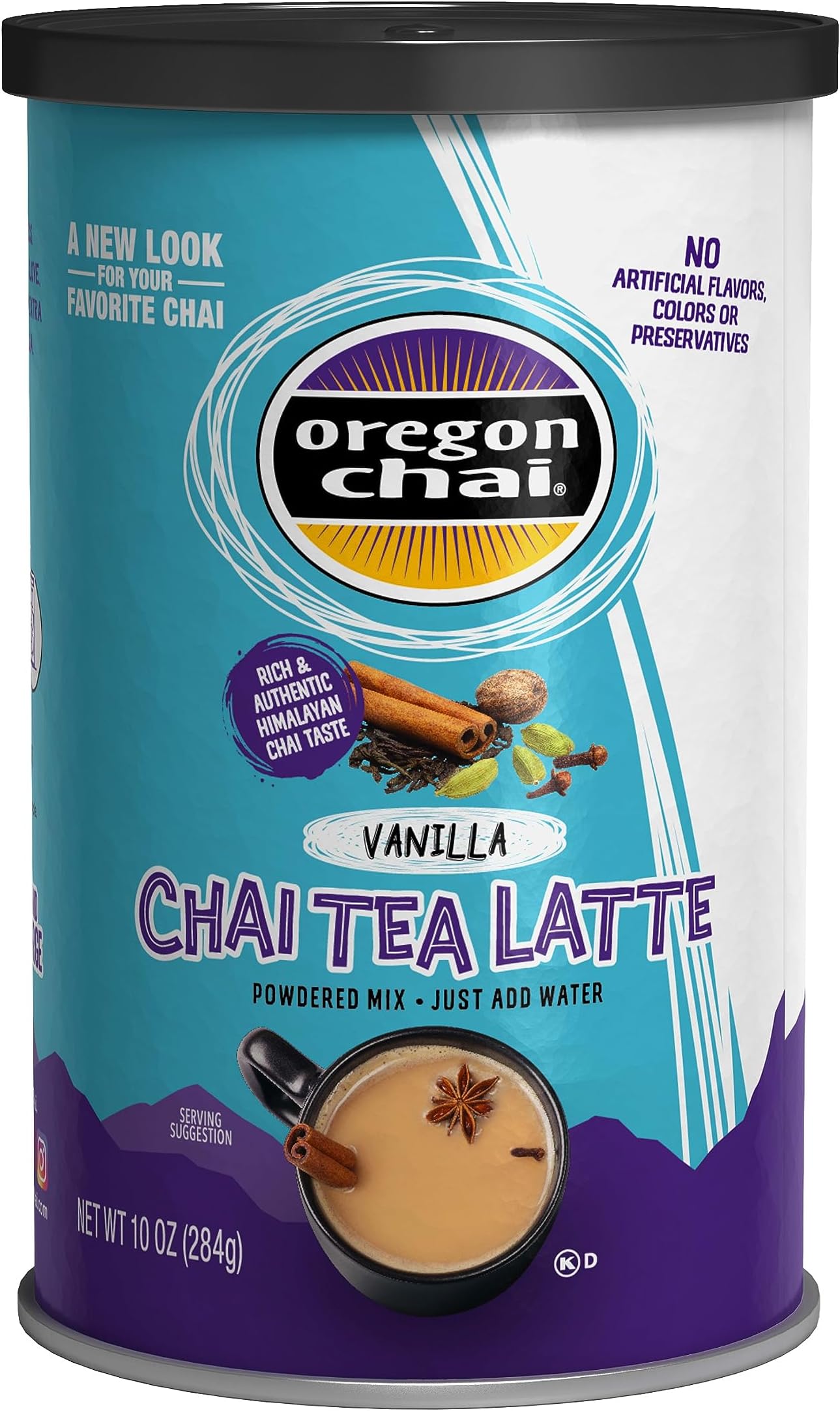 Oregon Chai Vanilla Chai Tea Latte Mix, 300ml