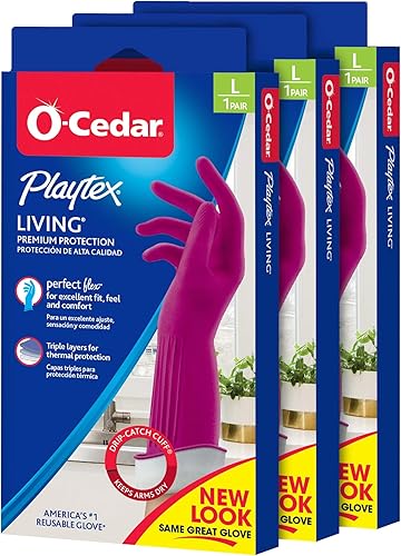Playtex Gloves Living Premium Protection grande par de 3