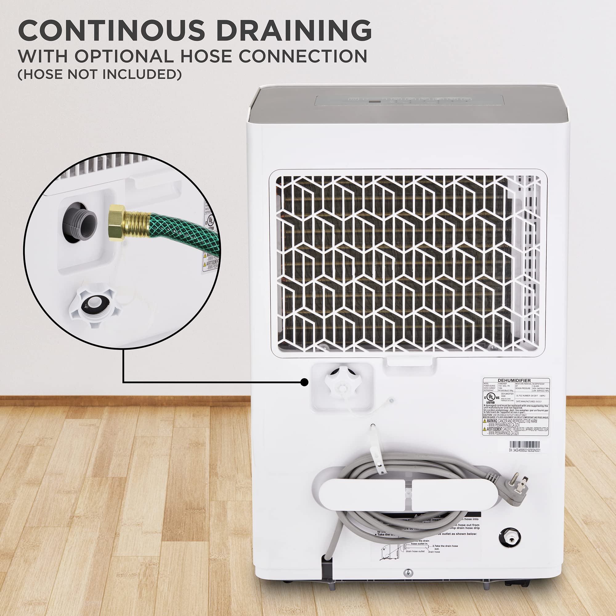 Buy Ivation 4,500 Sq. Ft Energy Star Dehumidifier With Pump, Large