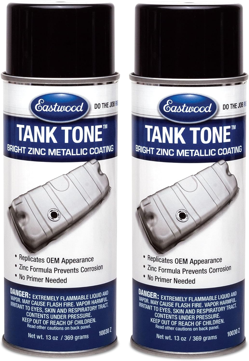 Eastwood Anti Rust Tank Tone Metallic Coating Acrylic Lacquer Spray Paint Aerosol 13 Oz | 2 Pack