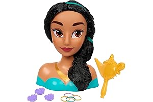 Disney Princess Jasmine Styling Head, Officially Licensed Kids Toys for Ages 3 Up
